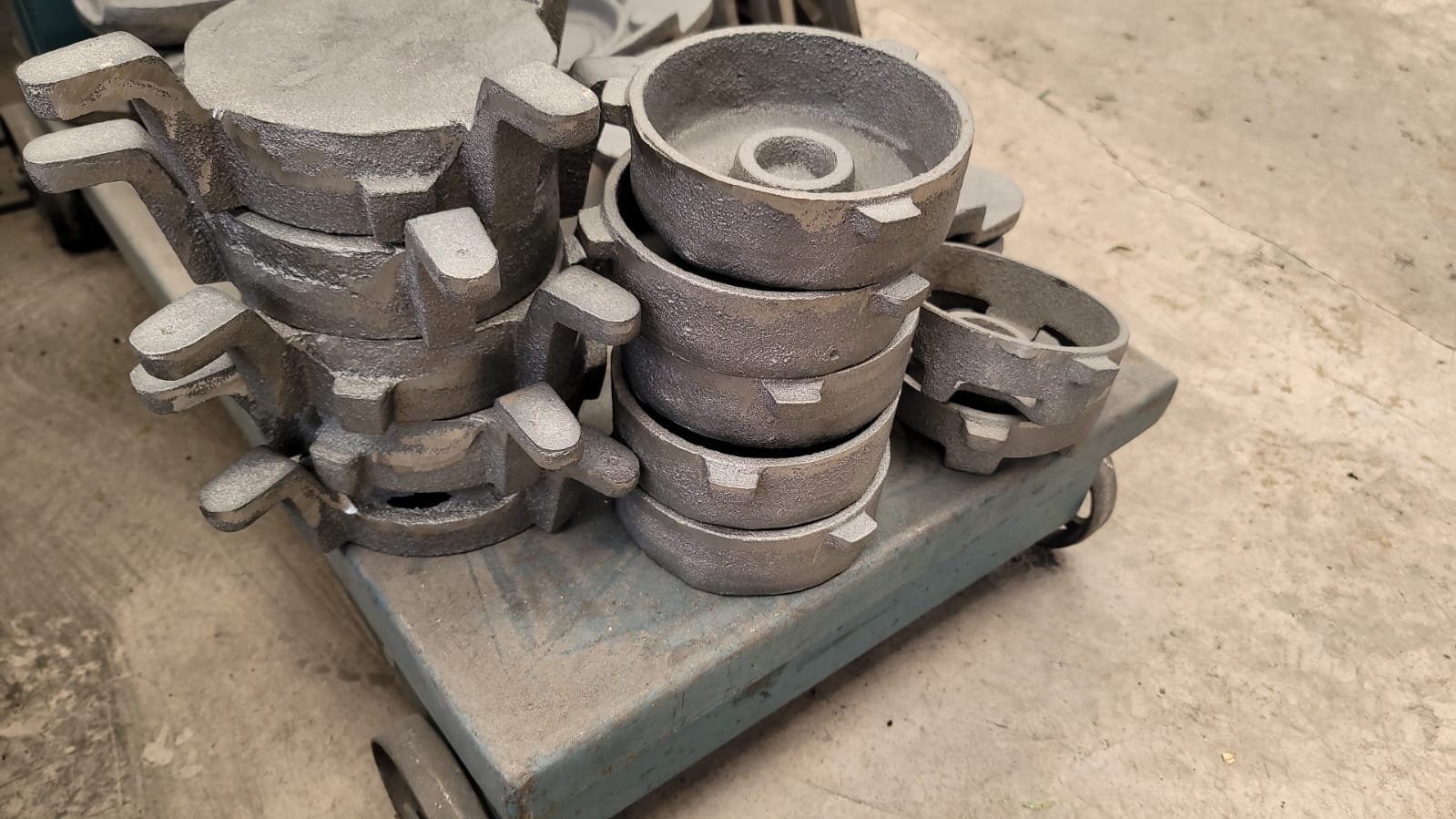 Piezas en hierro gris