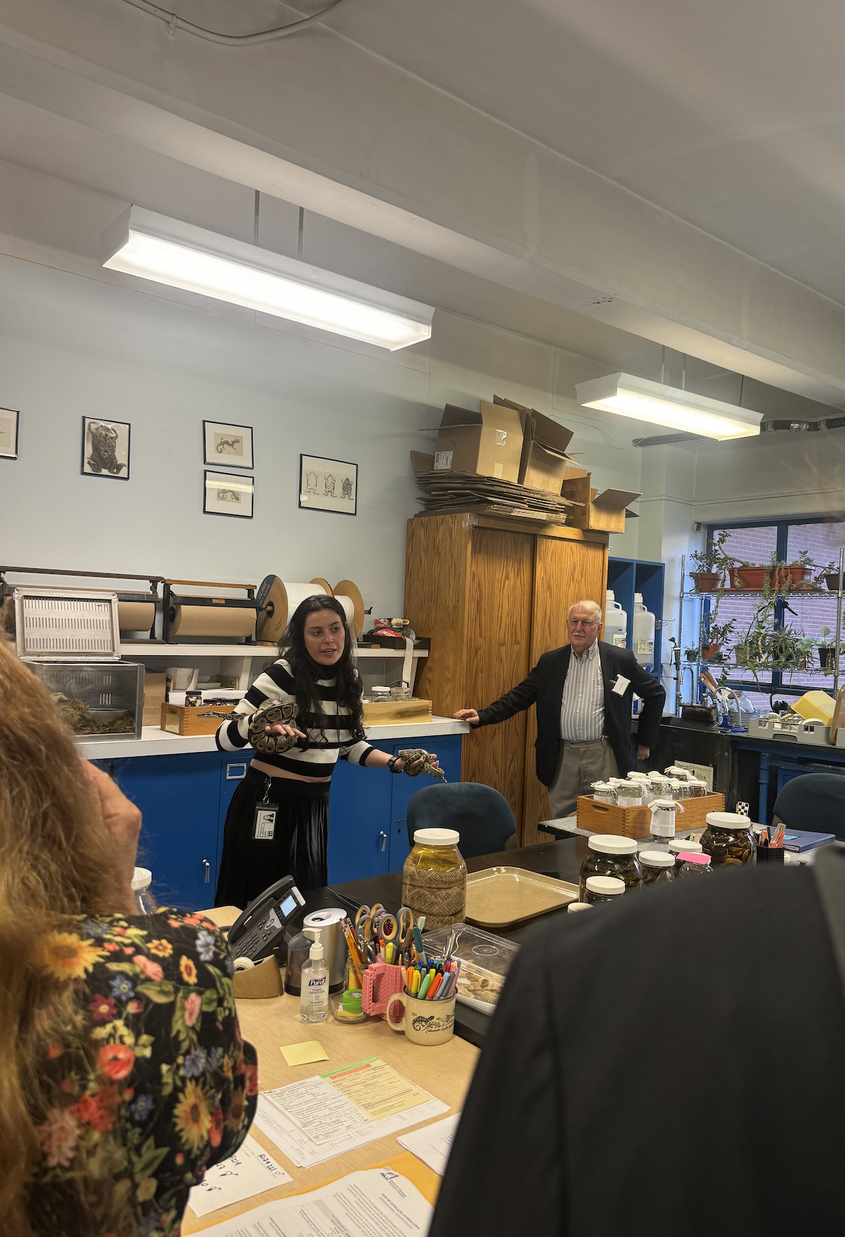 Behind-the-Scenes Collection Tours: I collaborate with a range of departments—like the Herpetology team—to provide behind-the-scenes tours for Patron Circle Members. My role is to guide talent in shaping the program, manage the run of show, incorpora