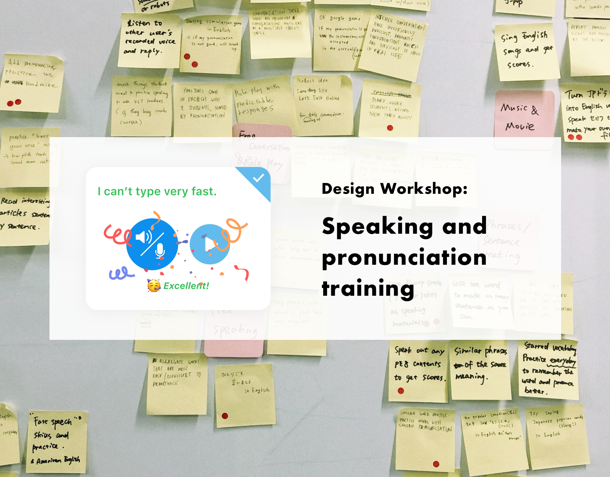 Speaking and Pronunciation Training