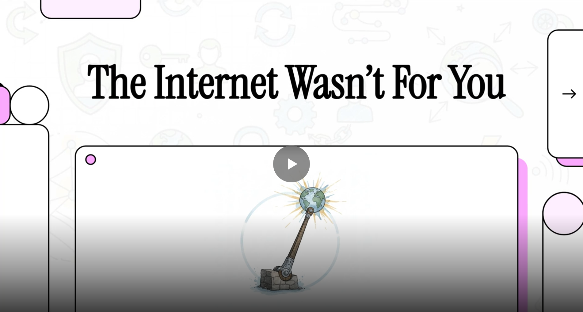 If I Had a Place to Stand and a Lever… We Might Just Fix the Internet