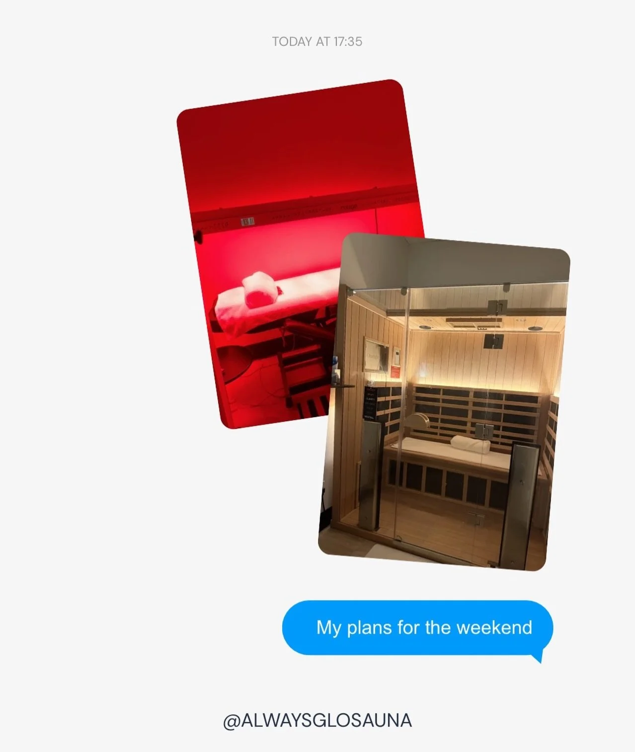 Do you have your weekend plans yet? ✨

Step into the sauna, unwind, and reset with red light therapy at @alwaysglosauna 

#sauna #redlighttherapy #saunasession #johnscreekga #infraredsauna