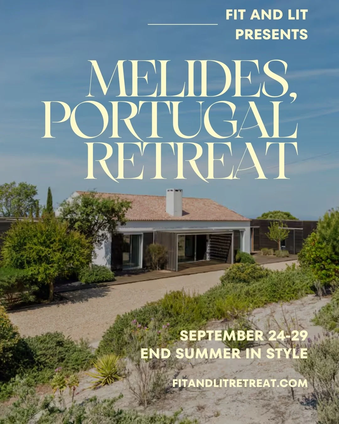 Nine retreats in, and we&rsquo;re still somehow leveling up🤍

This one&rsquo;s in Melides, Portugal &mdash; a small village south of Comporta that the world is quietly waking up to. Think: untouched Atlantic coastline, pine forests, no chain hotels,