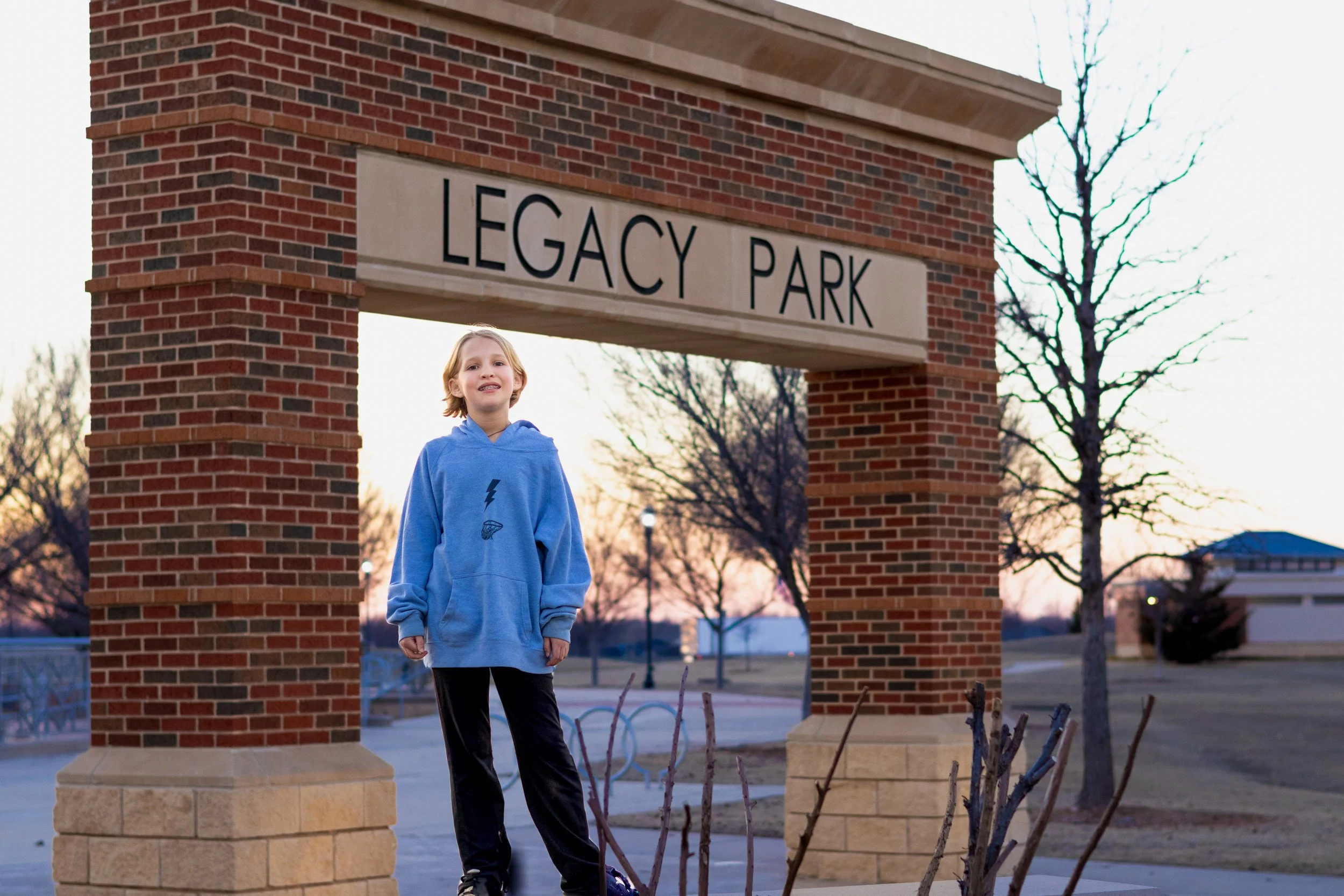 Golden Hour Photo Shoot, Sunset Legacy Park Norman, Oklahoma by Nathan Underwood Photography
