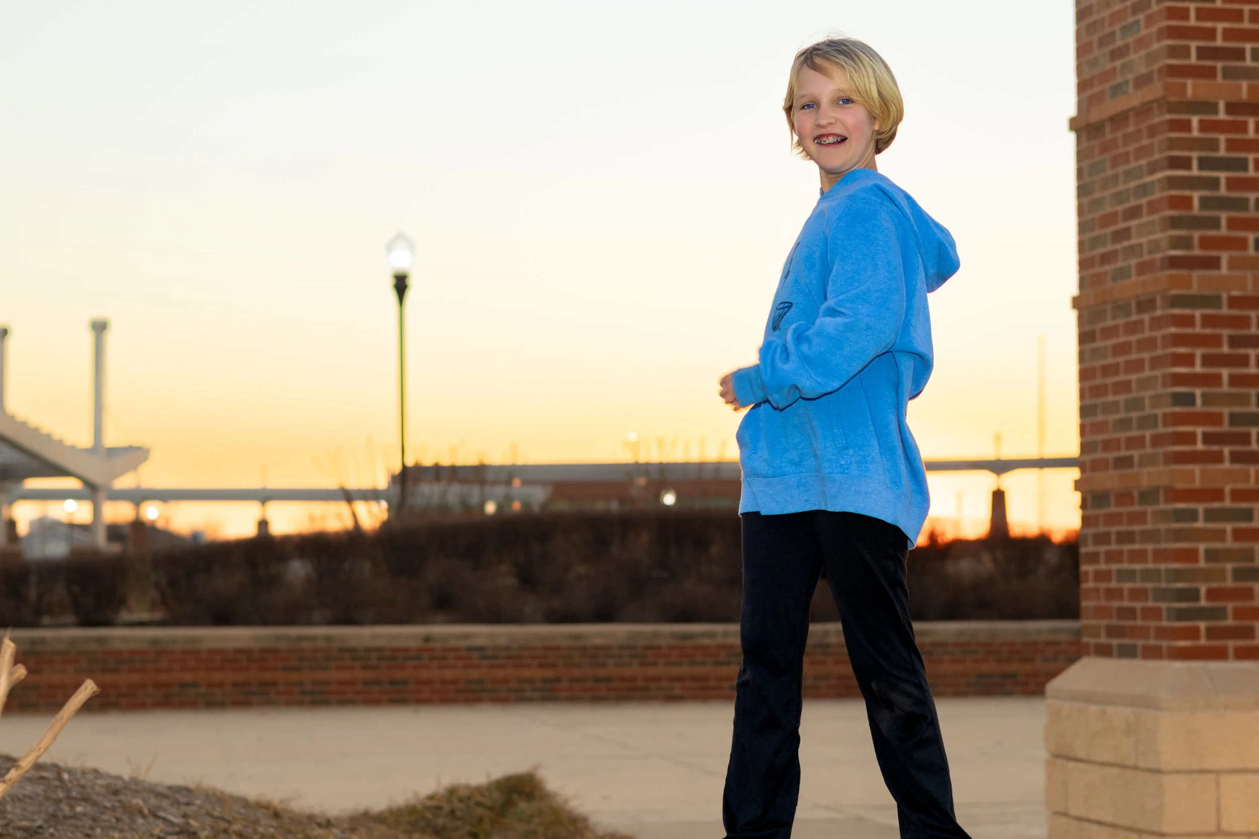 Golden Hour Photo Shoot, Sunset Legacy Park Norman, Oklahoma by Nathan Underwood Photography