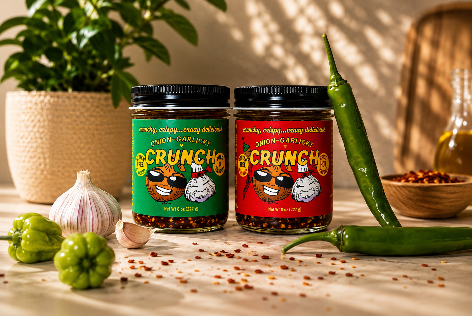 OG Crunch- Spicy Hot & Savory Mild Combo