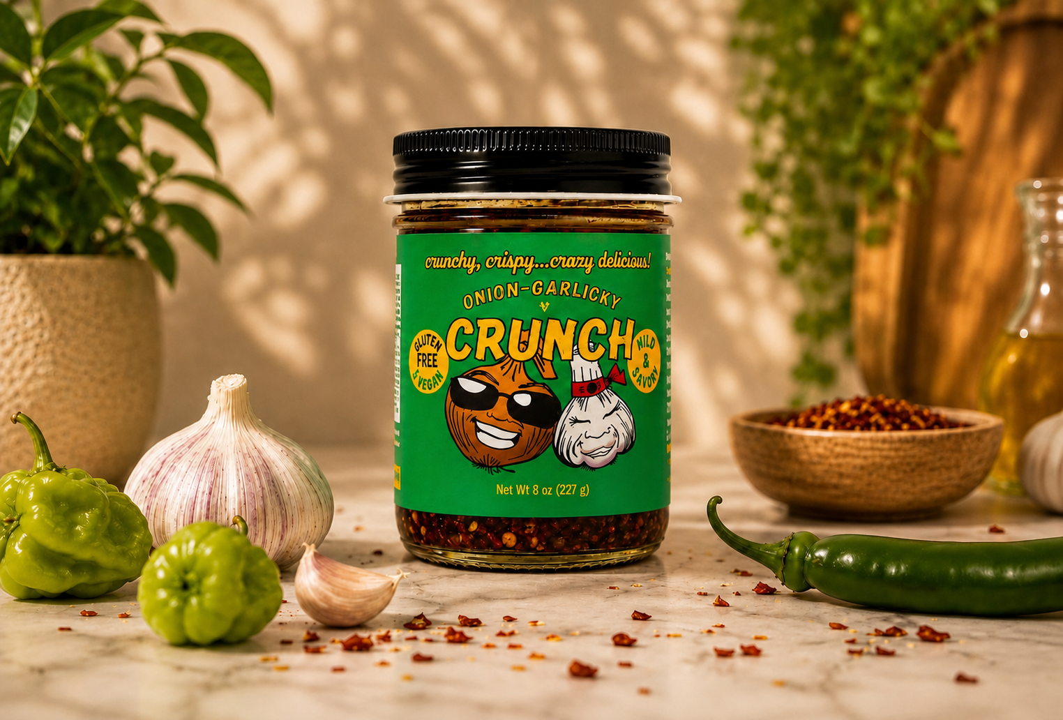 OG Crunch Mild - Savory Garlic Chili Crunch