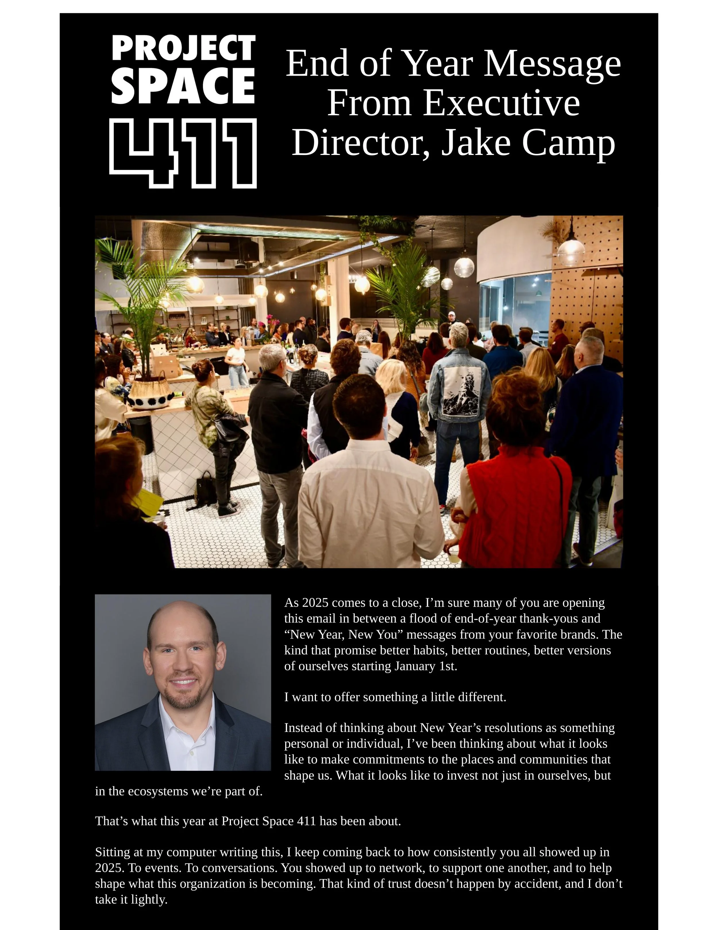 End of Year Newsletter