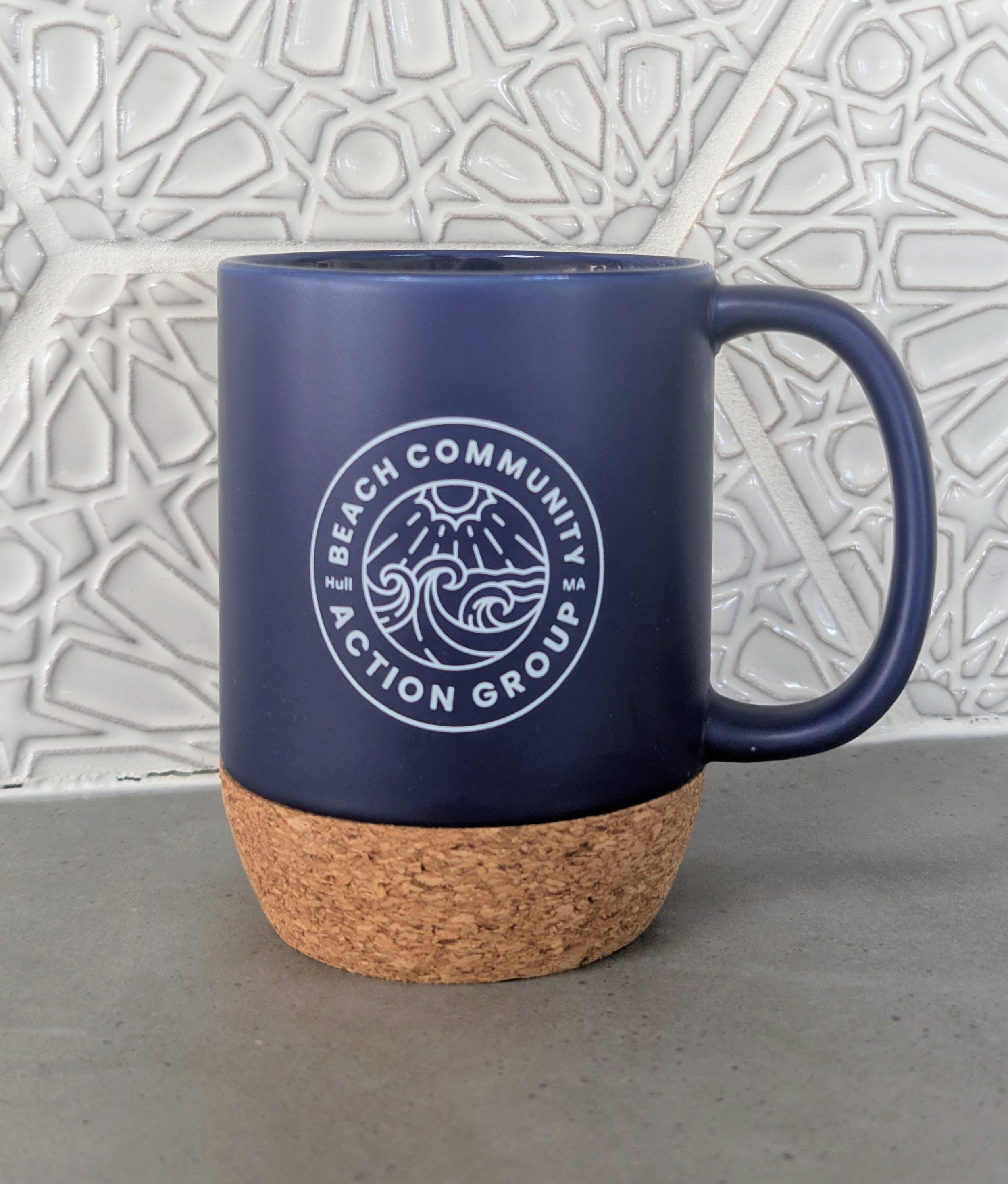 Ceramic and Cork Coffee Mug