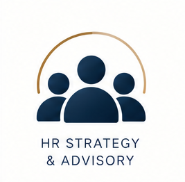 Logo of three stylized human figures with the text 'HR Strategy & Advisory' underneath.