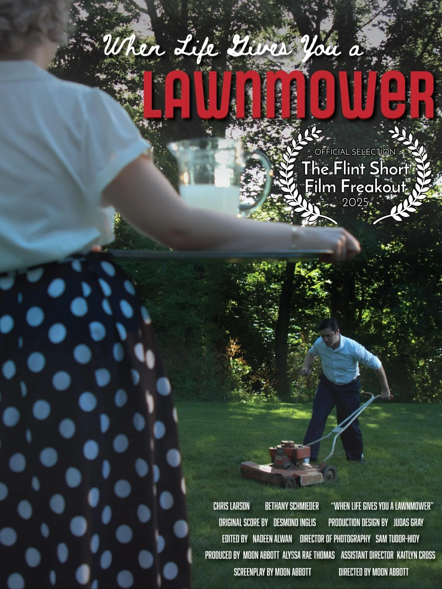 MICHIGAN!!! This weekend is the Flint Short Film Freakout! It is FREE to all and a great opportunity to see some cool films, including When Life Gives You A Lawnmower! Please be sure to check it out if you&rsquo;re in the area. I mean, who doesn&rsqu