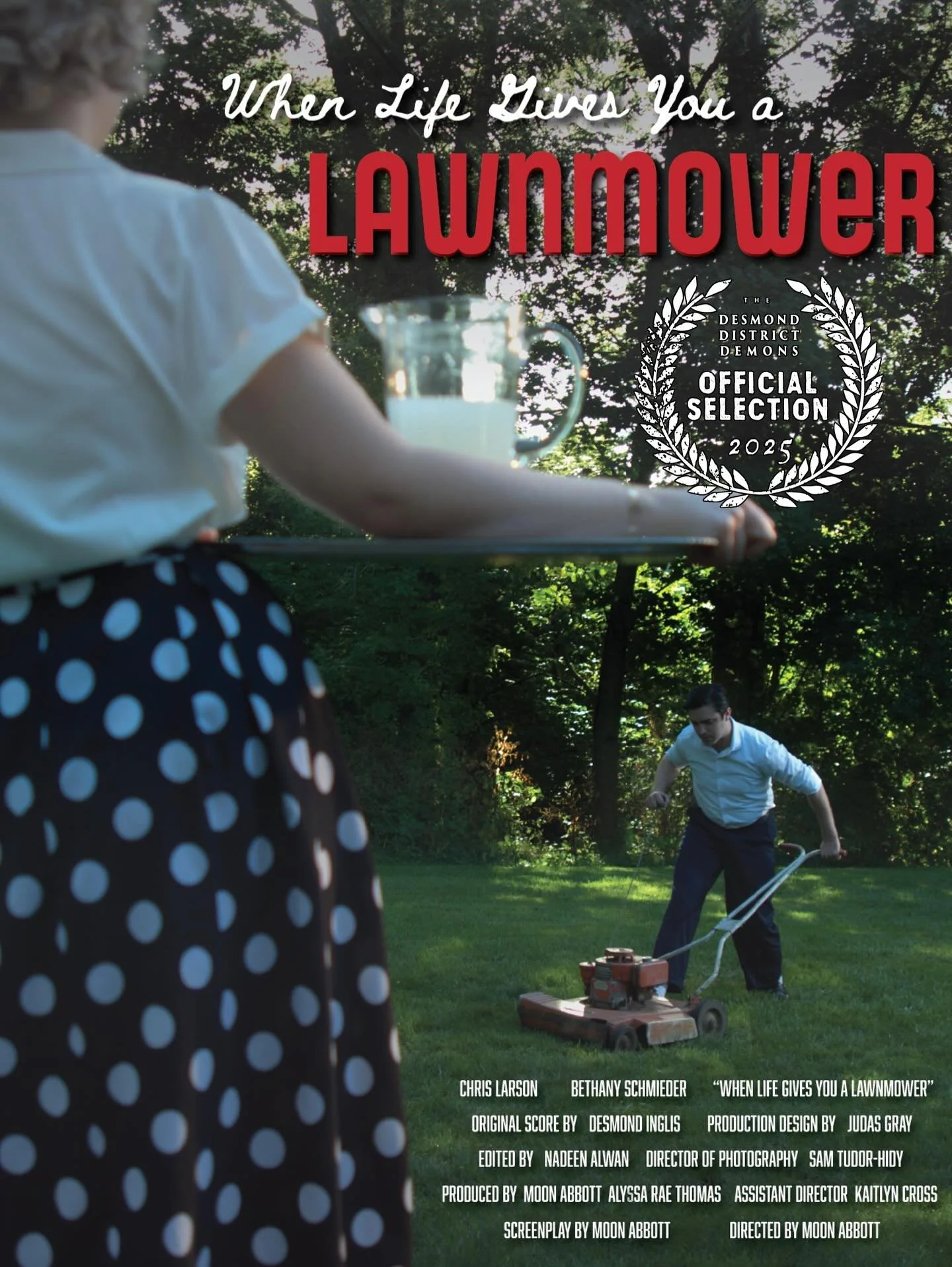 THIS WEEKEND &mdash; Come see When Life Gives You A Lawnmower in Port Huron, MI! The film screens in the Satan Block at 8pm on 10/11. I can&rsquo;t wait for this awesome fest!

Thank you @dddfestival for the selection! 

🏡🍋👫🩸

#shortfilm #indieho