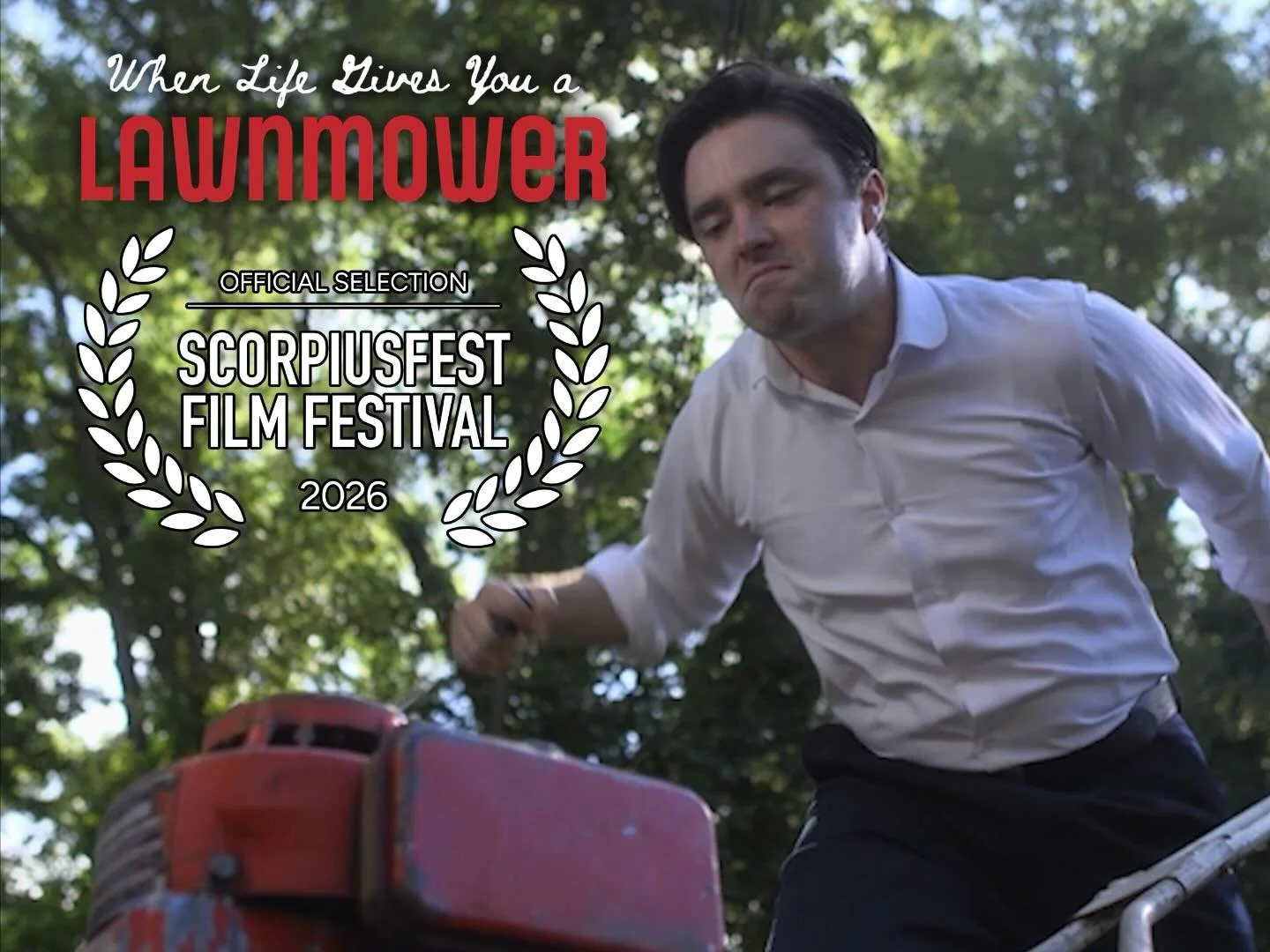 So happy to announce that When Life Gives You A Lawnmower will be back on the big screen in 2026! Thank you to @scorpiusfest in Boulder, CO for our TWENTIETH (!!!) official selection! 

Stay tuned for more details about the upcoming screening! 

🏡🍋