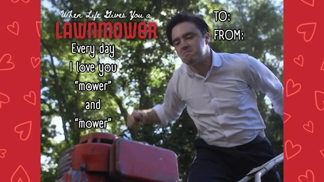 WHEN LIFE GIVES YOU A LAWNMOWER wishes you a HAPPY VALENTINE&rsquo;S DAY!!! ❤️🏡👫🍋🩸

Many exciting announcements coming soon regarding this crazy little short film &mdash; stay tuned 👀 

#shortfilm #valentinesday