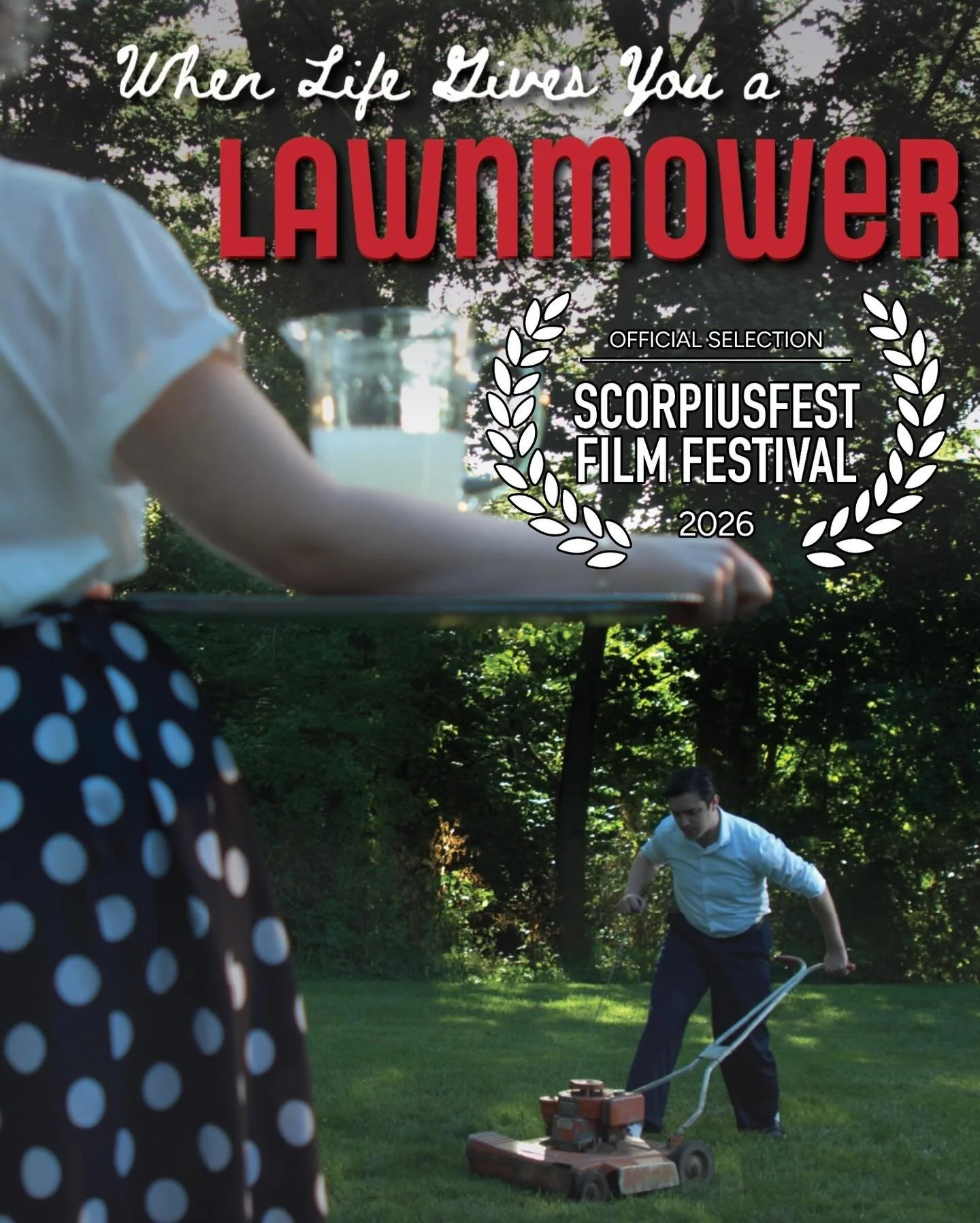 When Life Gives You A Lawnmower is mowing its way to Colorado soon! We are screening in Boulder, CO on 3/1 at 6pm thanks to @scorpiusfest! So excited to attend this awesome festival. Be sure to get your tickets soon if you&rsquo;re in the Boulder are
