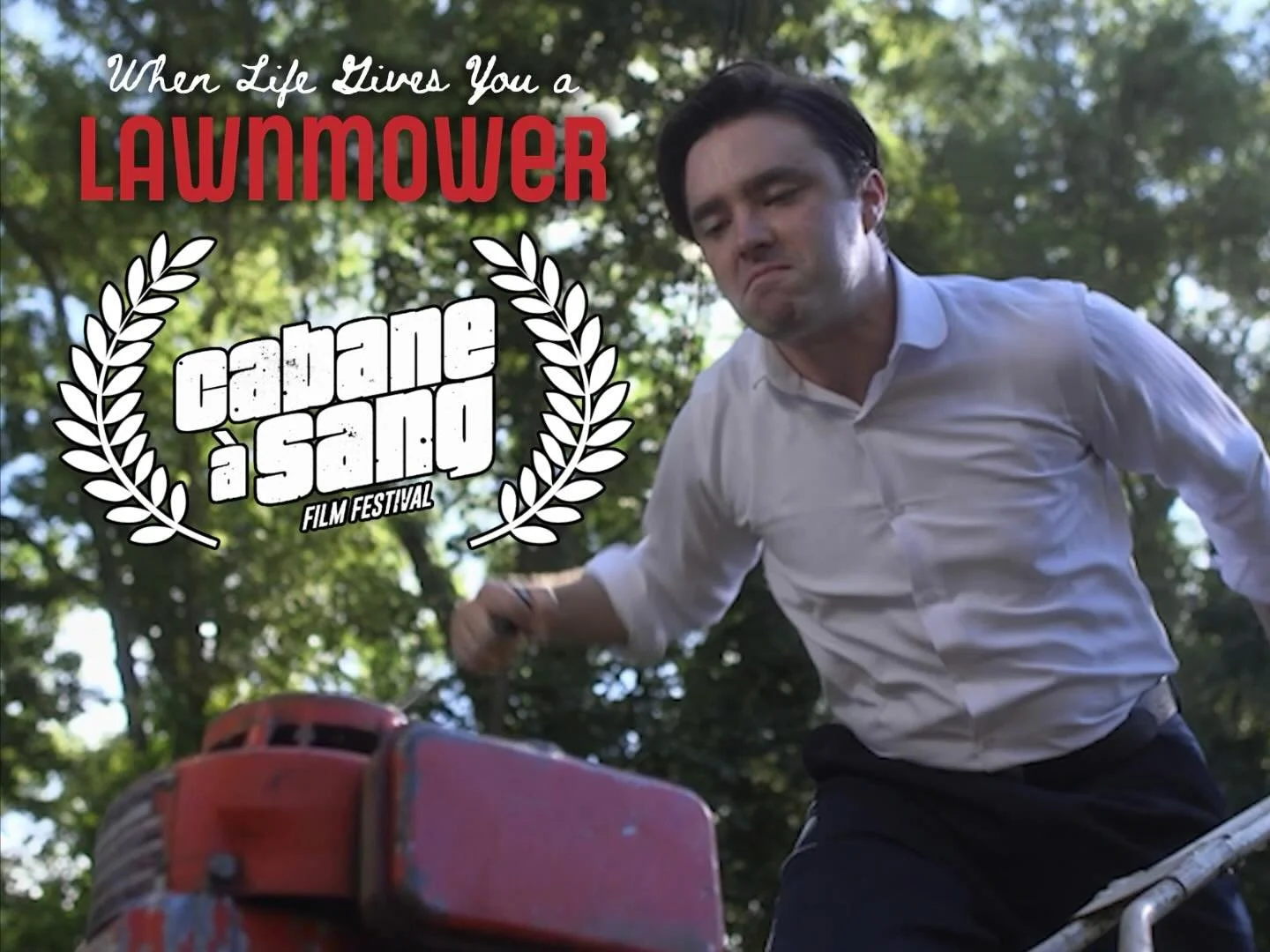 When Life Gives You A Lawnmower has received another Official Selection from @cabaneasang film festival in Montreal! Thank you so much to this freaky and weird festival for recognizing Lawnmower with this selection. 

This may be the very last screen