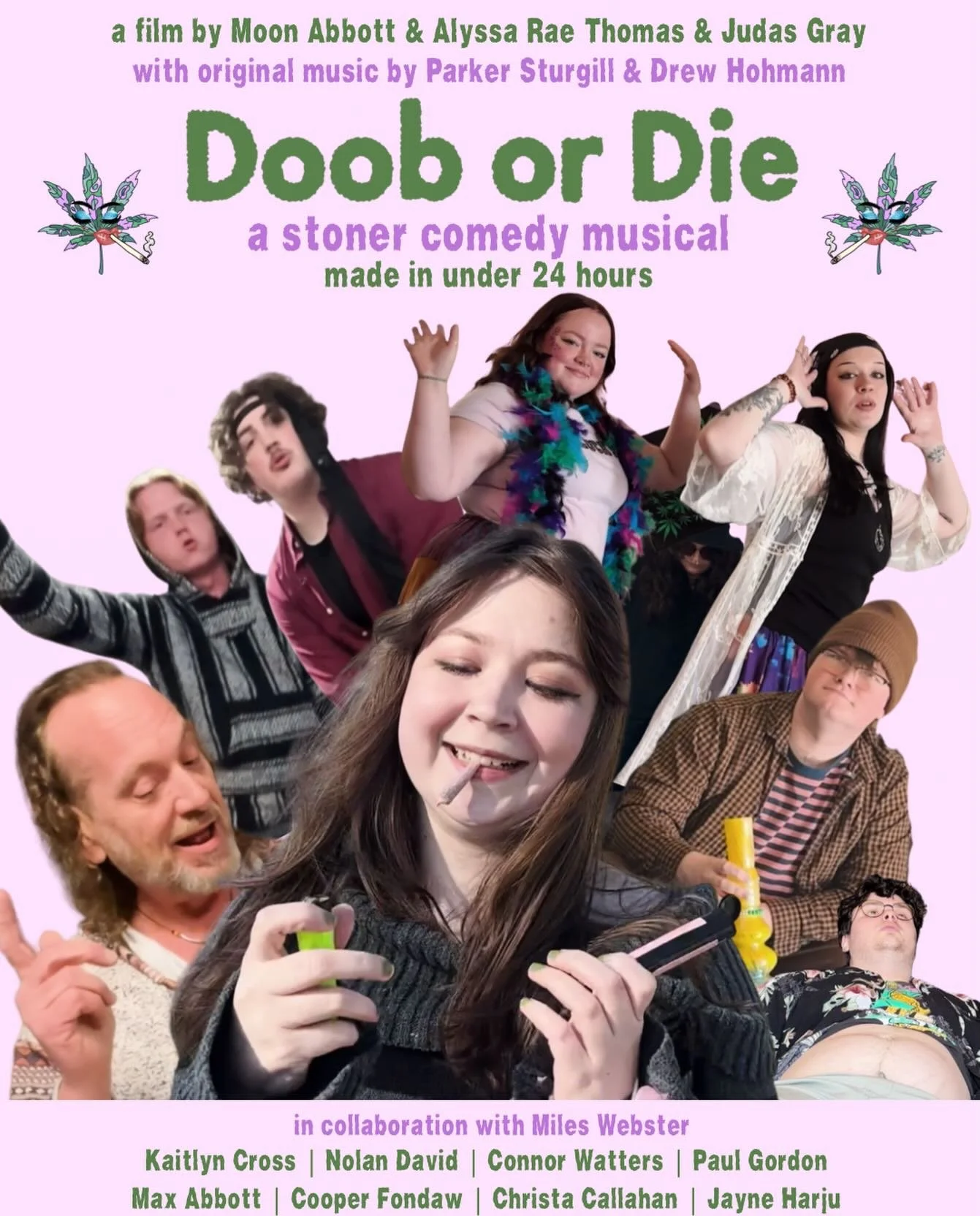 DOOB OR DIE: a stoner comedy musical made in under 24 hours 

Stay tuned for some major announcements about this short film&hellip; 👀 

Thanks to @iffypsi for the opportunity to create something so crazy! 

Written, Directed, Produced by @moon.abbot