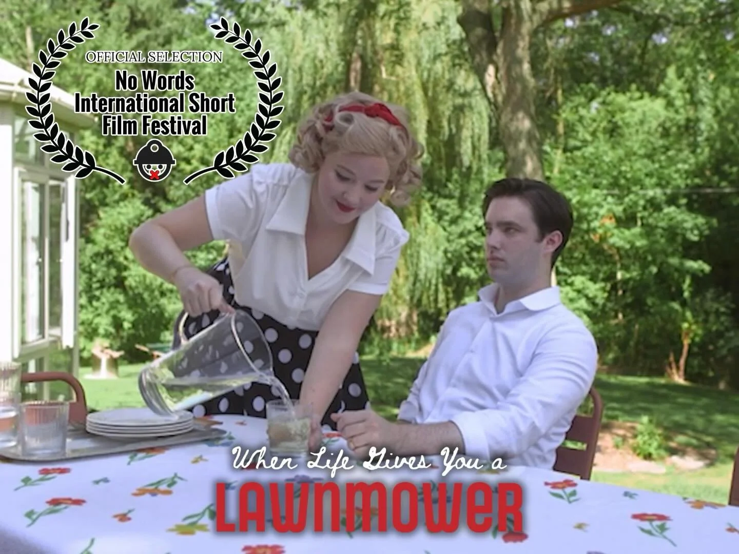 I am so happy to announce that the 26th and FINAL film festival selection for When Life Gives You A Lawnmower is from No Words International Short Film Festival in Greece! It is so exciting to have this little short of ours travel so far around the w