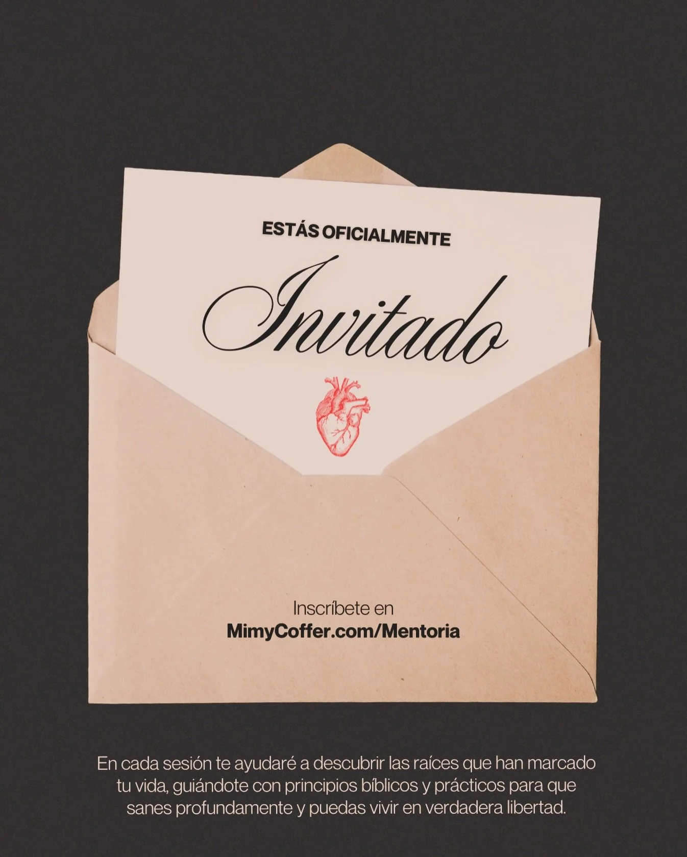 &iexcl;Inscripciones abiertas para la Mentor&iacute;a de Enero!

Si deseas sanar tu coraz&oacute;n, crecer y comenzar el 2026 m&aacute;s fuerte espiritualmente y emocionalmente, este es tu momento.

Reserva tu espacio entrando a mi p&aacute;gina web 