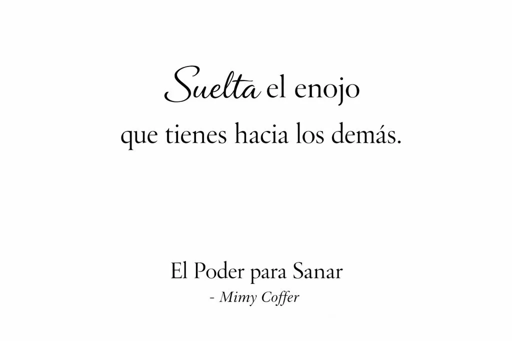 Soltar tambi&eacute;n es un acto de fe. 

El enojo no sana, no repara y no restaura.
Solo nos mantiene atados a lo que nos hiri&oacute;.

Hoy Dios te invita a soltar&hellip;
A rendir aquello que has cargado por tanto tiempo y a hacer espacio en tu co