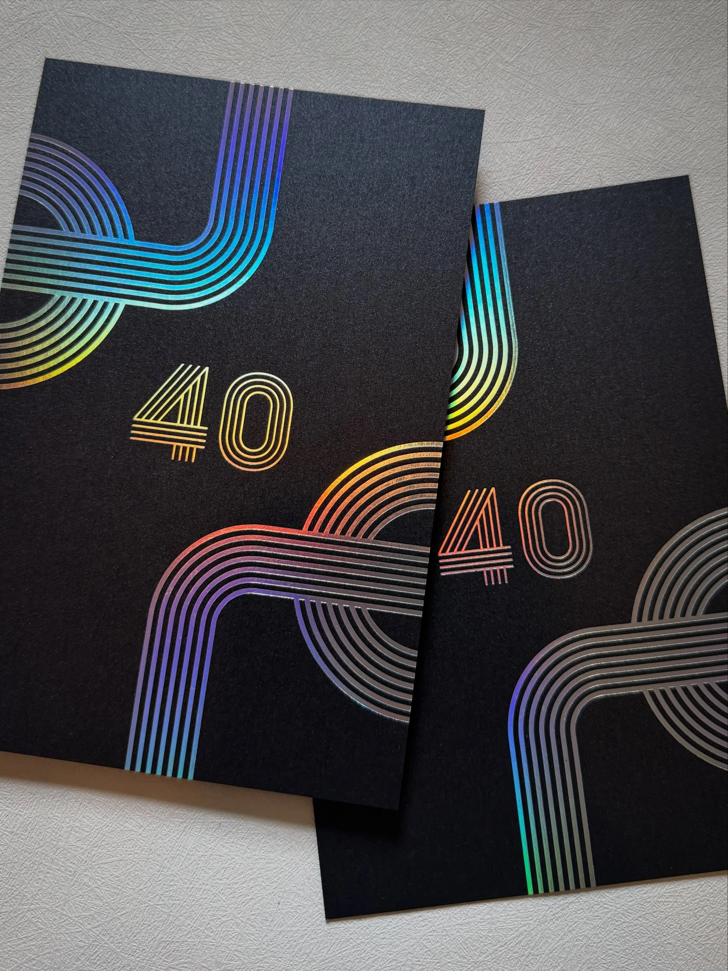 Totally rad to be celebrating 40 years of love ✨📼🪩!!