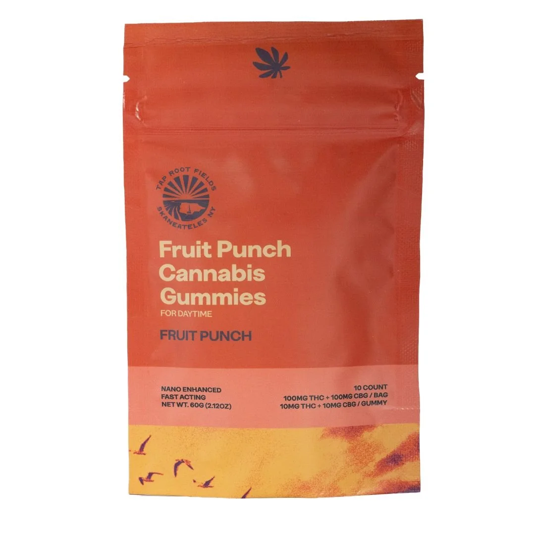Daytime Fruit Punch Cannabis Gummies (CBG/THC)