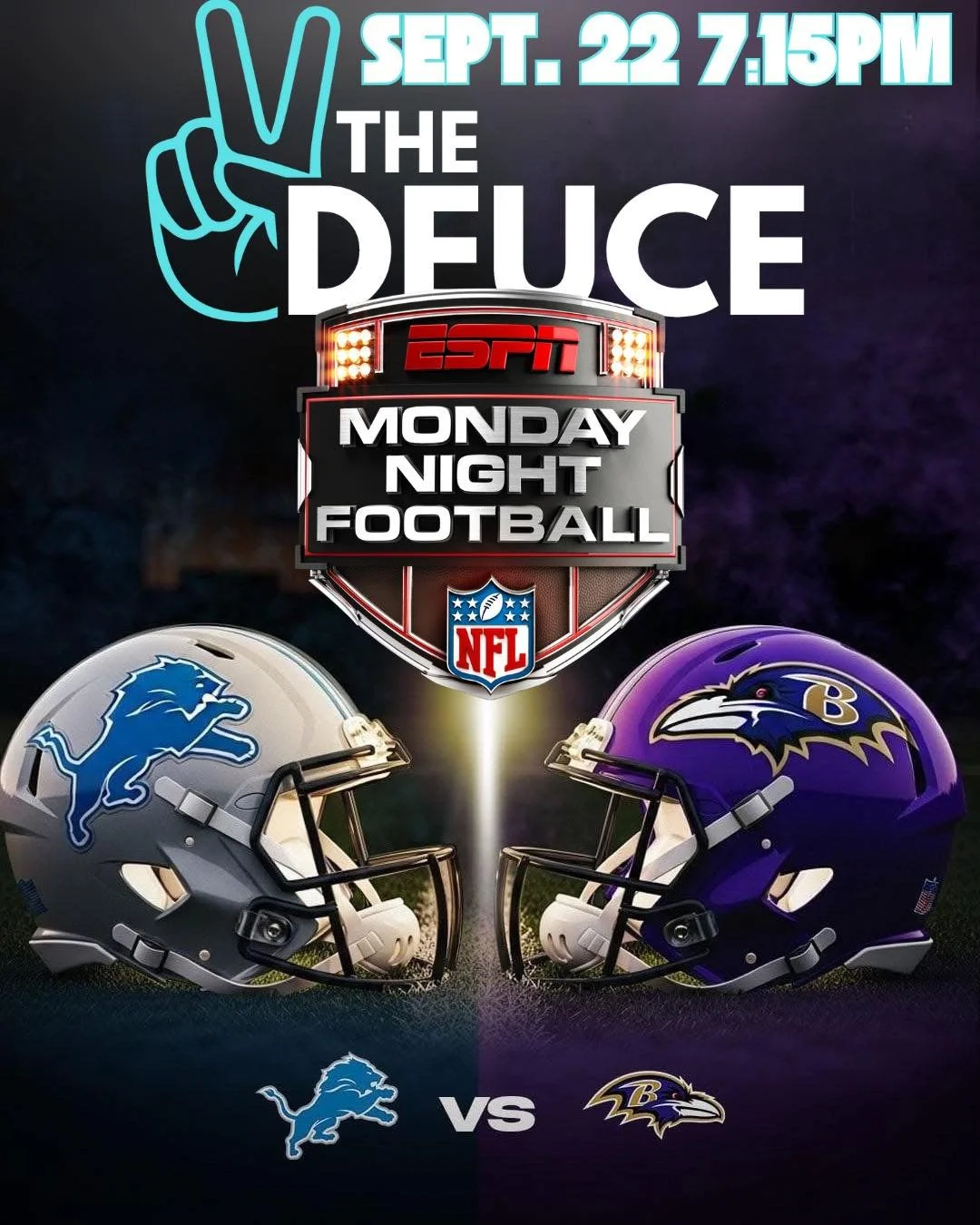 🏈 Monday Night Football at The Deuce! 🏈
Lions 🦁 vs Ravens 🦅
Tonight at 7:15pm &ndash; grab a cold one and catch the game with us! 🍺

Your favorite sports bar in town.

#MondayNightFootball #TheDeuce #TheDeuceSA #GameDay