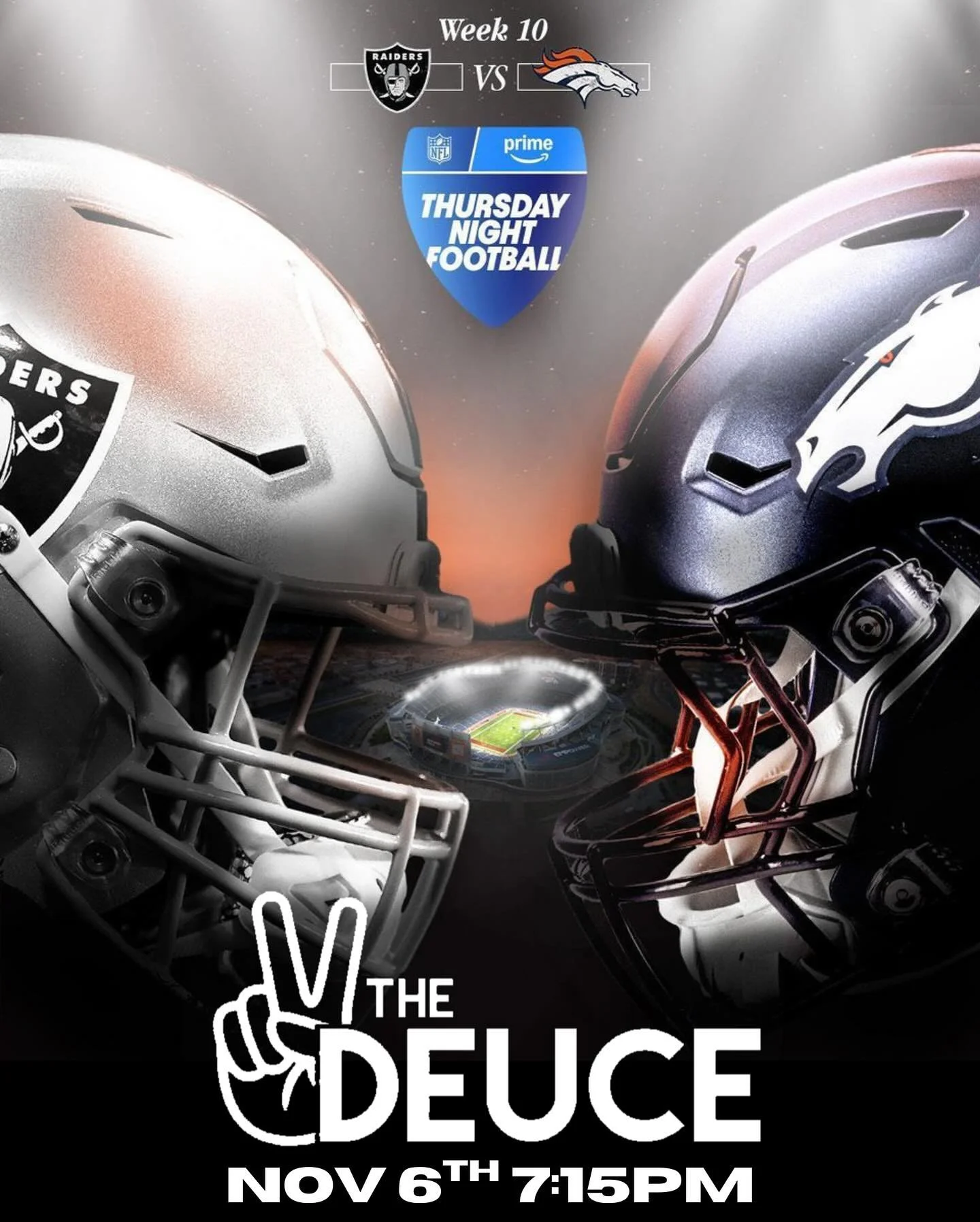 🏈 Thursday Night Football at The Deuce! 🏈

It&rsquo;s Broncos vs Raiders tonight at 7:15PM &mdash; and we&rsquo;ve got the game on every screen! 🍻🔥

Come grab a drink, cheer on your team, and enjoy the best game day vibes in town. 

#TheDeuceSA #
