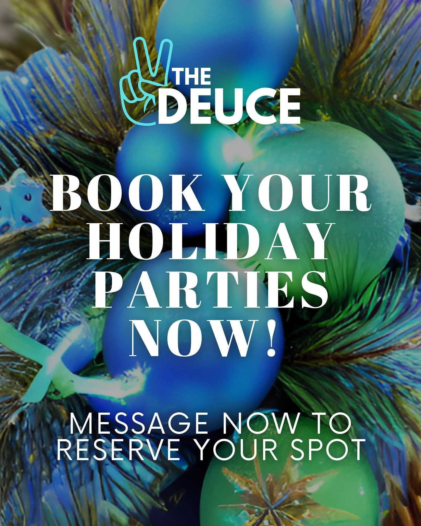 &rsquo;Tis the season to celebrate at The Deuce! 🎁🍸
From small gatherings to big bashes, we&rsquo;ve got the space and the vibes.
DM us now to reserve your spot!

#HolidayParty #TheDeuceSA #Cheers