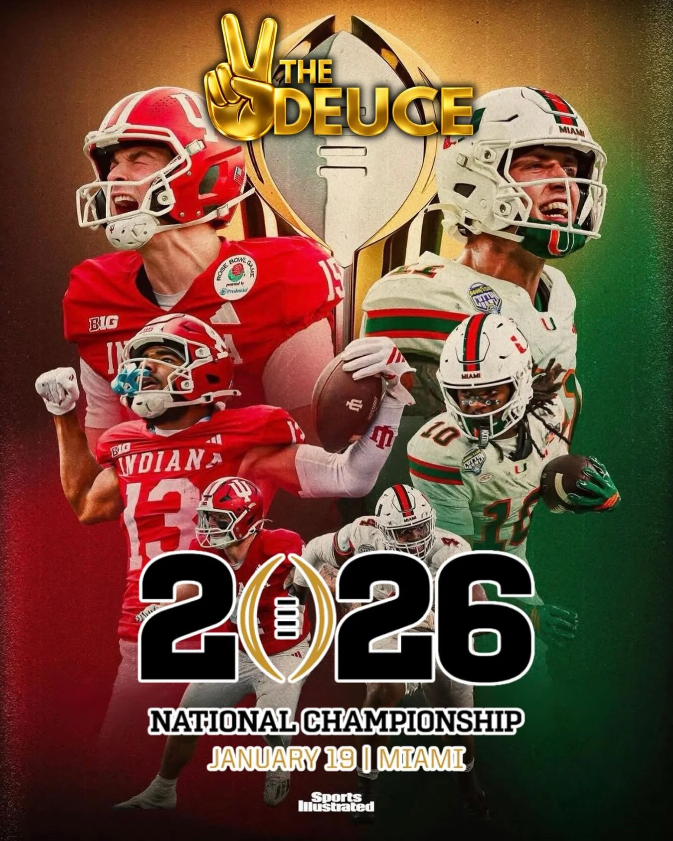🏈🔥 NATIONAL CHAMPIONSHIP DAY AT THE DEUCE 🔥🏈

It&rsquo;s TODAY and this one&rsquo;s for all the marbles &mdash;
🏟️ Indiana vs Miami
🏆 One game. One champion. Zero chill.

Big screens, full sound, ice-cold drinks, and nonstop energy 🍻
This is h