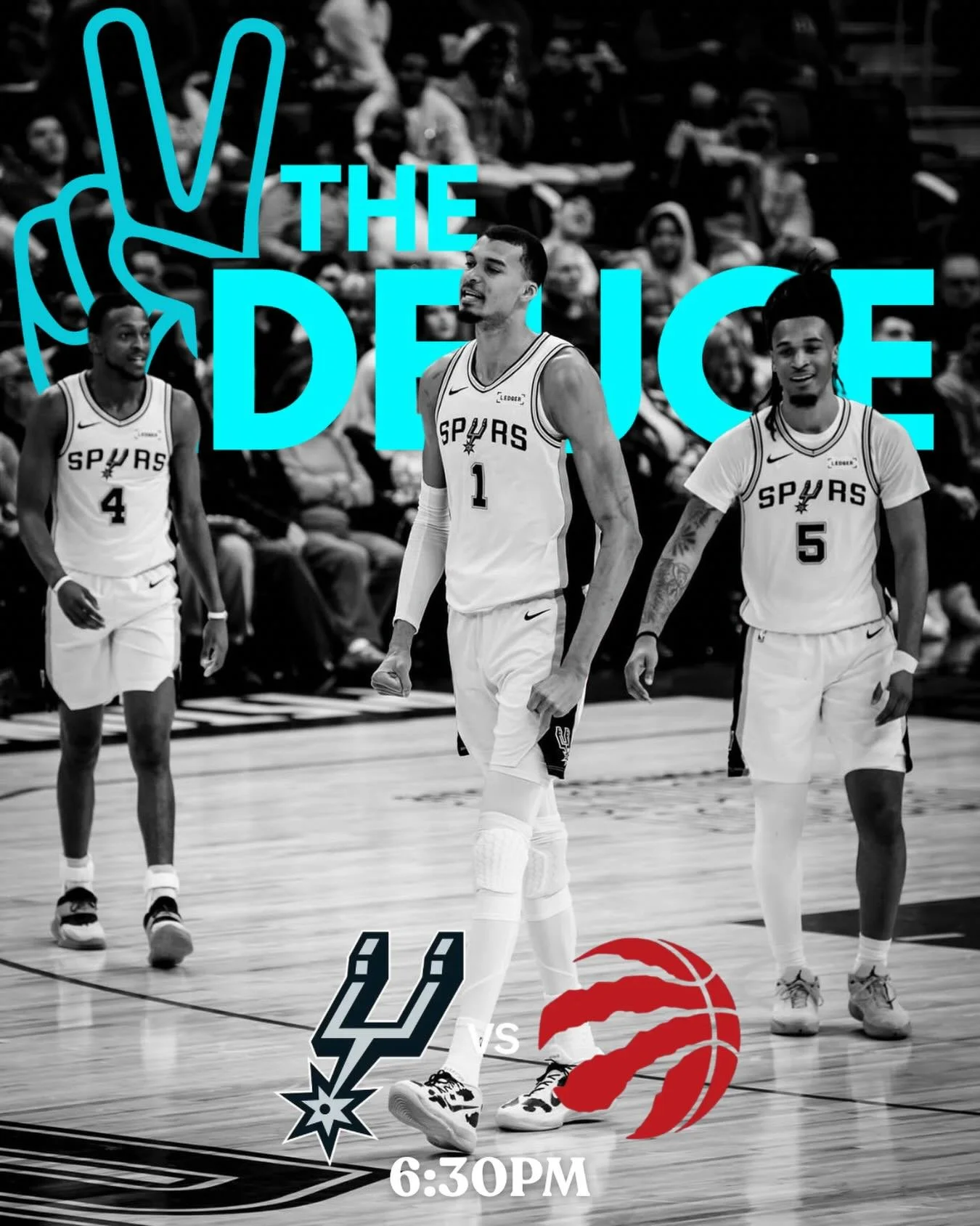 Alright Deuce fam, it&rsquo;s game time 🏀🔥
Spurs vs Raptors
⏰ 6:30PM

Catch all the action right here at The Deuce ✌🏼

Cold beers. Strong pours. Big screens. Loud crowd.
Exactly how Spurs basketball should be watched.

Pull up, grab your crew, and