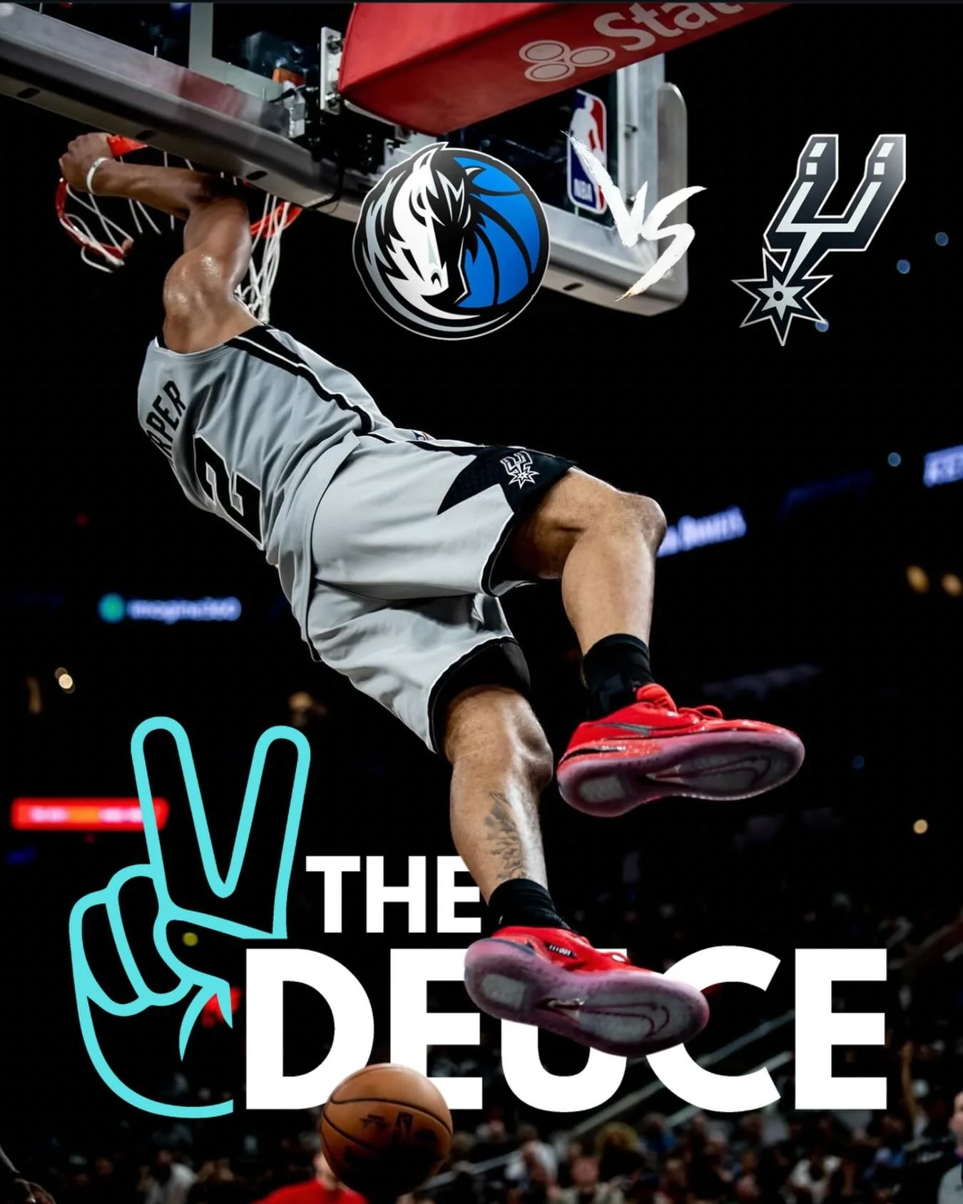 Spurs vs. Mavs tonight 🏀🔥

Tip-off at 7PM &mdash; pull up to The Deuce and catch all the action.
Cold drinks, solid vibes, and the perfect spot to lock in for the game 🍻

Get here early, grab your crew, and let&rsquo;s ride 🤘

#TheDeuceSA #SpursN