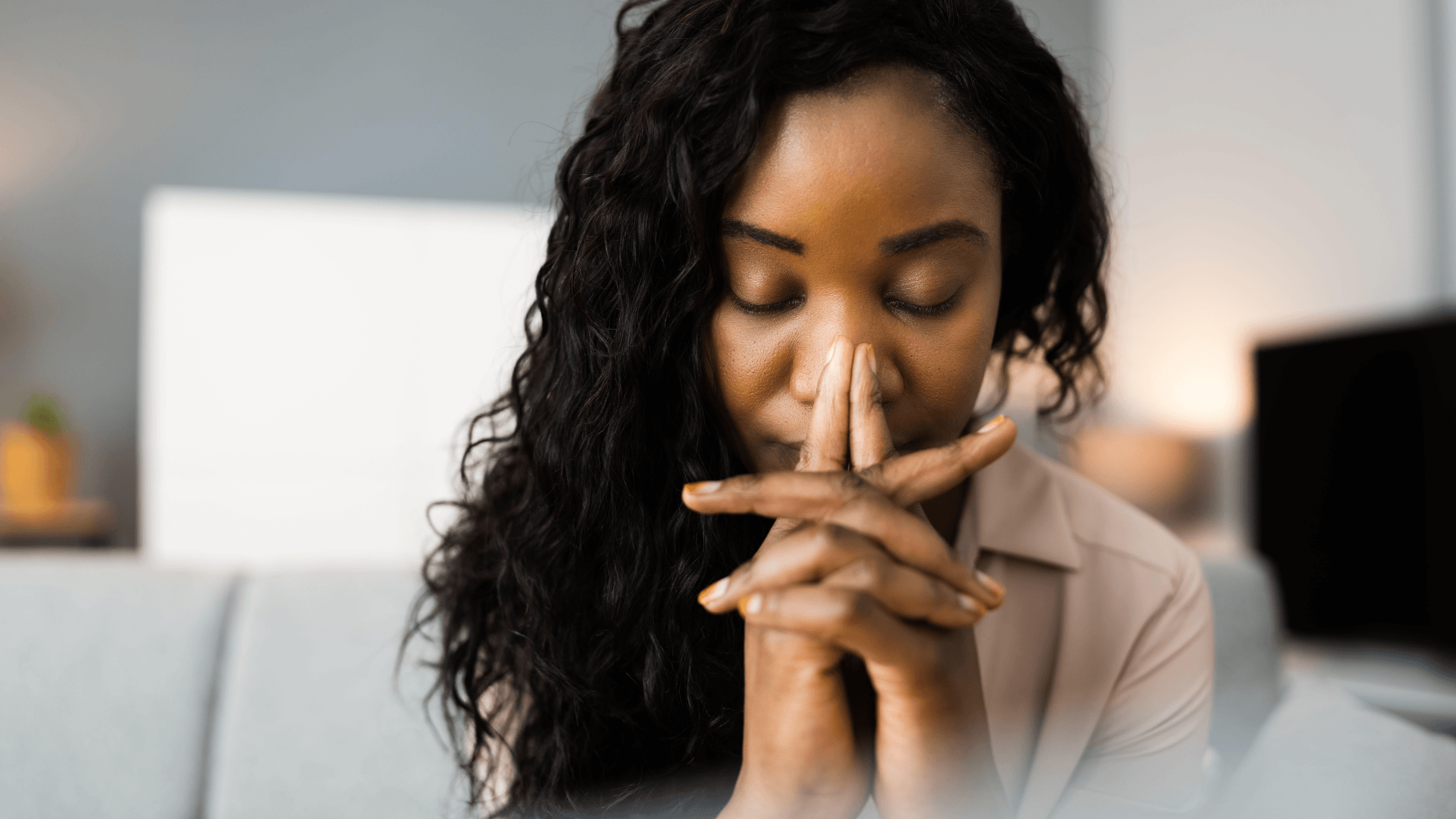 Black Muslim woman in individual therapy session for burnout and identity clarity
