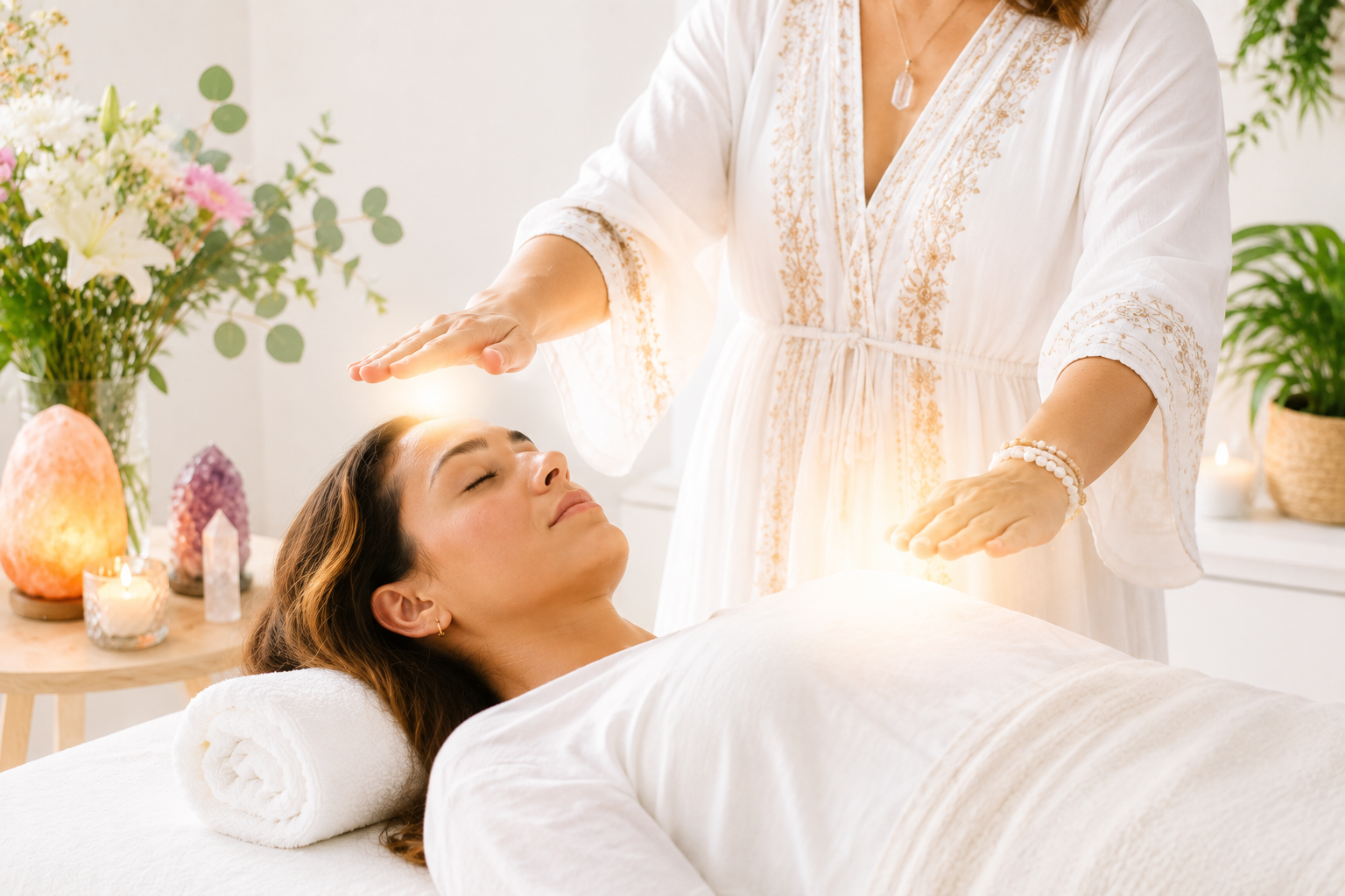 Reiki energy healing session supporting, relaxation, grounding, and emotional wellness in Seattle, Renton and Kirkland