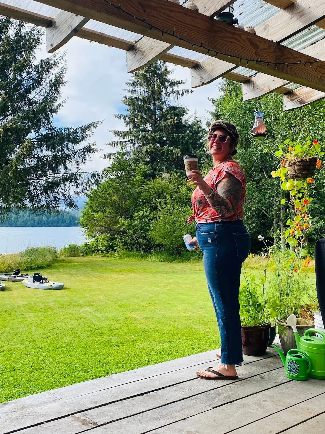 Birth and postpartum doula haley foulkes connecting with nature and intentional living
