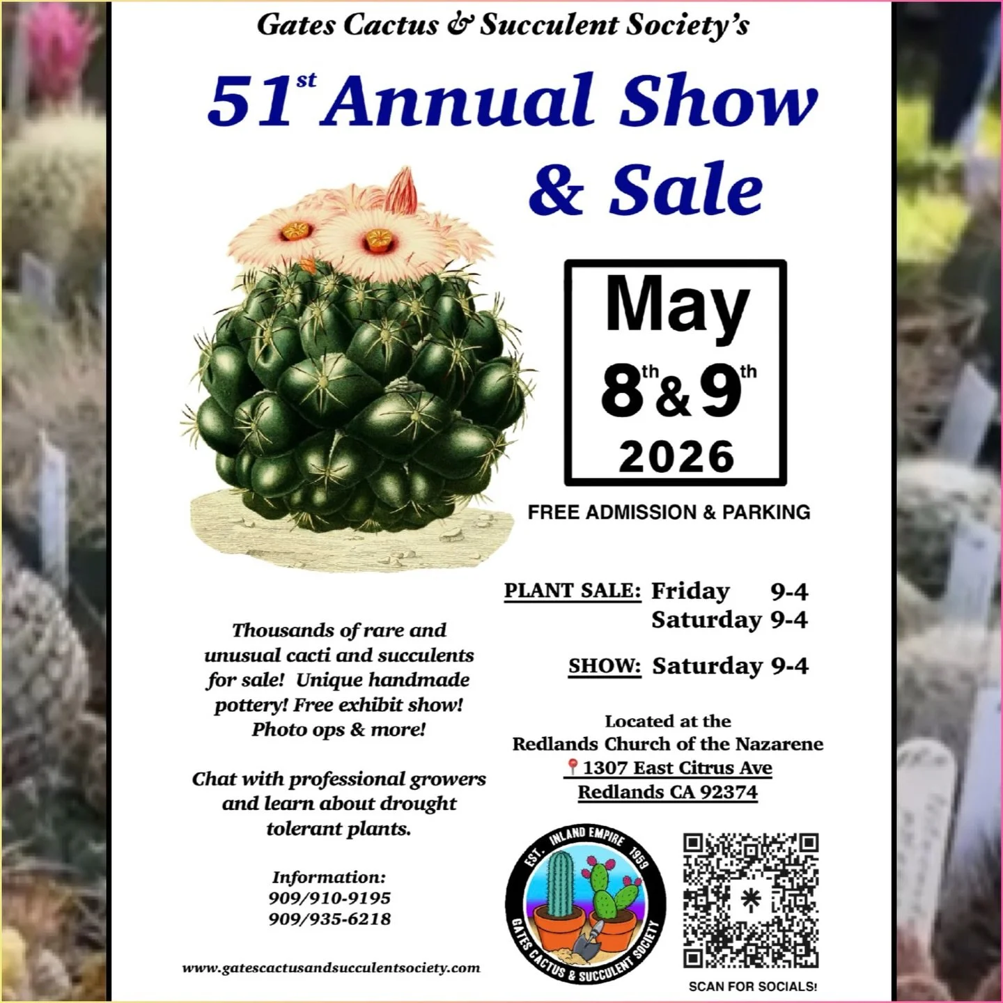 Gates Cactus & Succulent Society's 51st Annual Show & Sale