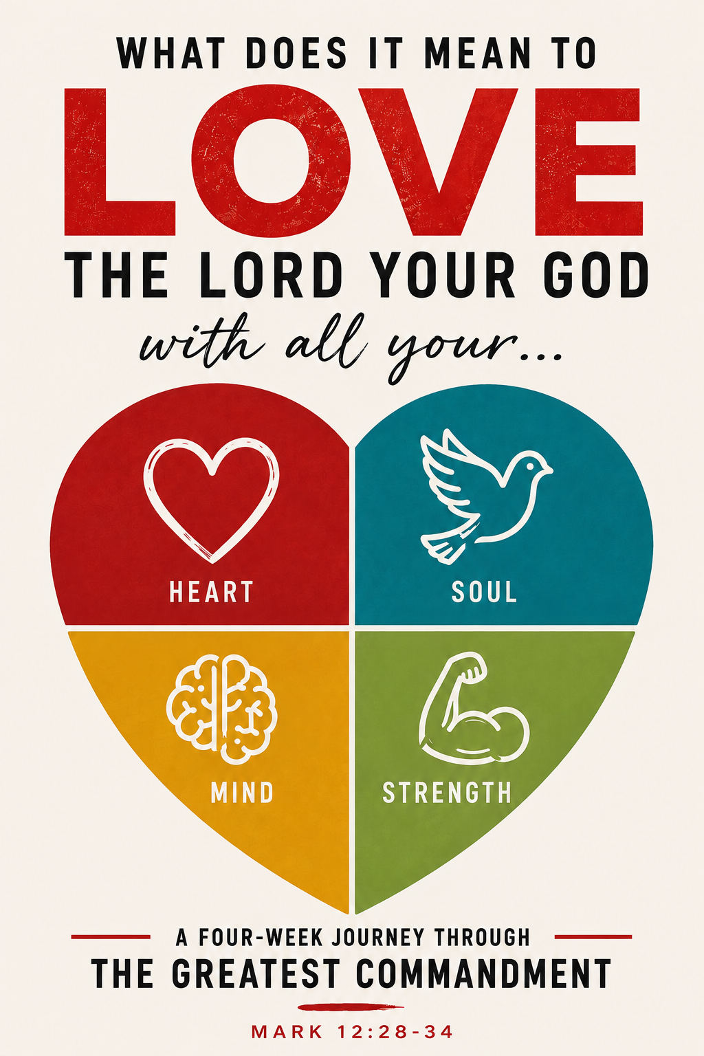 What does it mean to Love the Lord, your God, with all your Heart, Mind, Soul and Strength?…