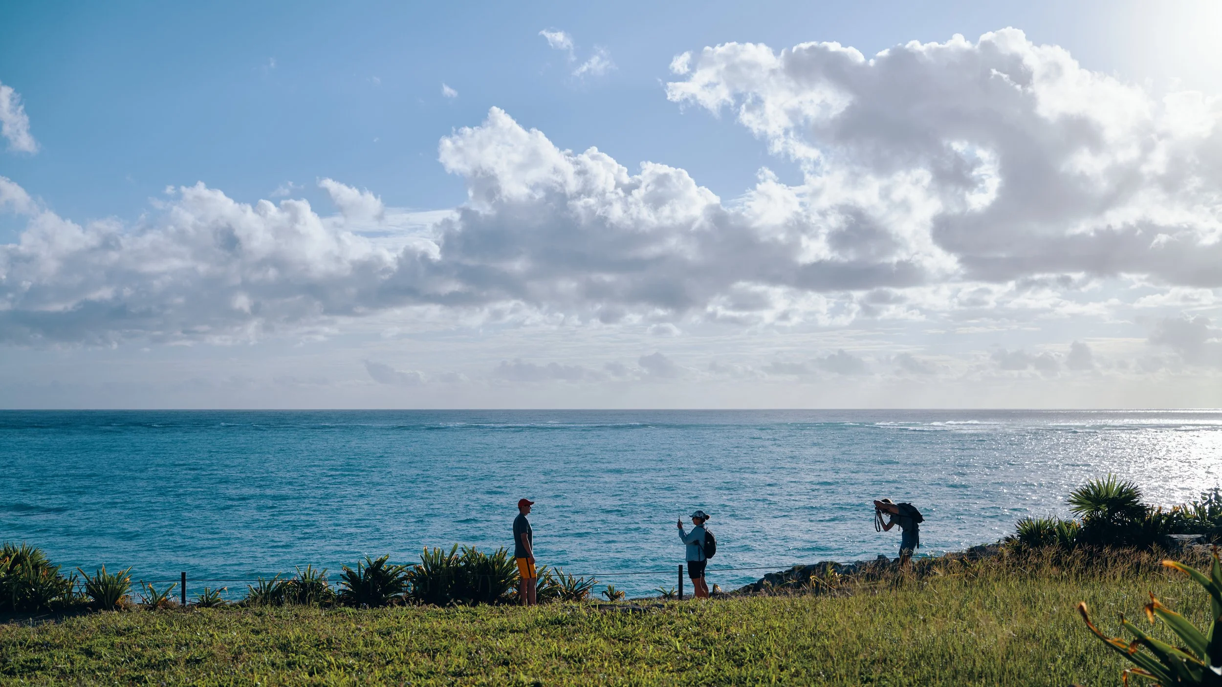 We weren’t the only ones taking photos by the Caribbean Sea