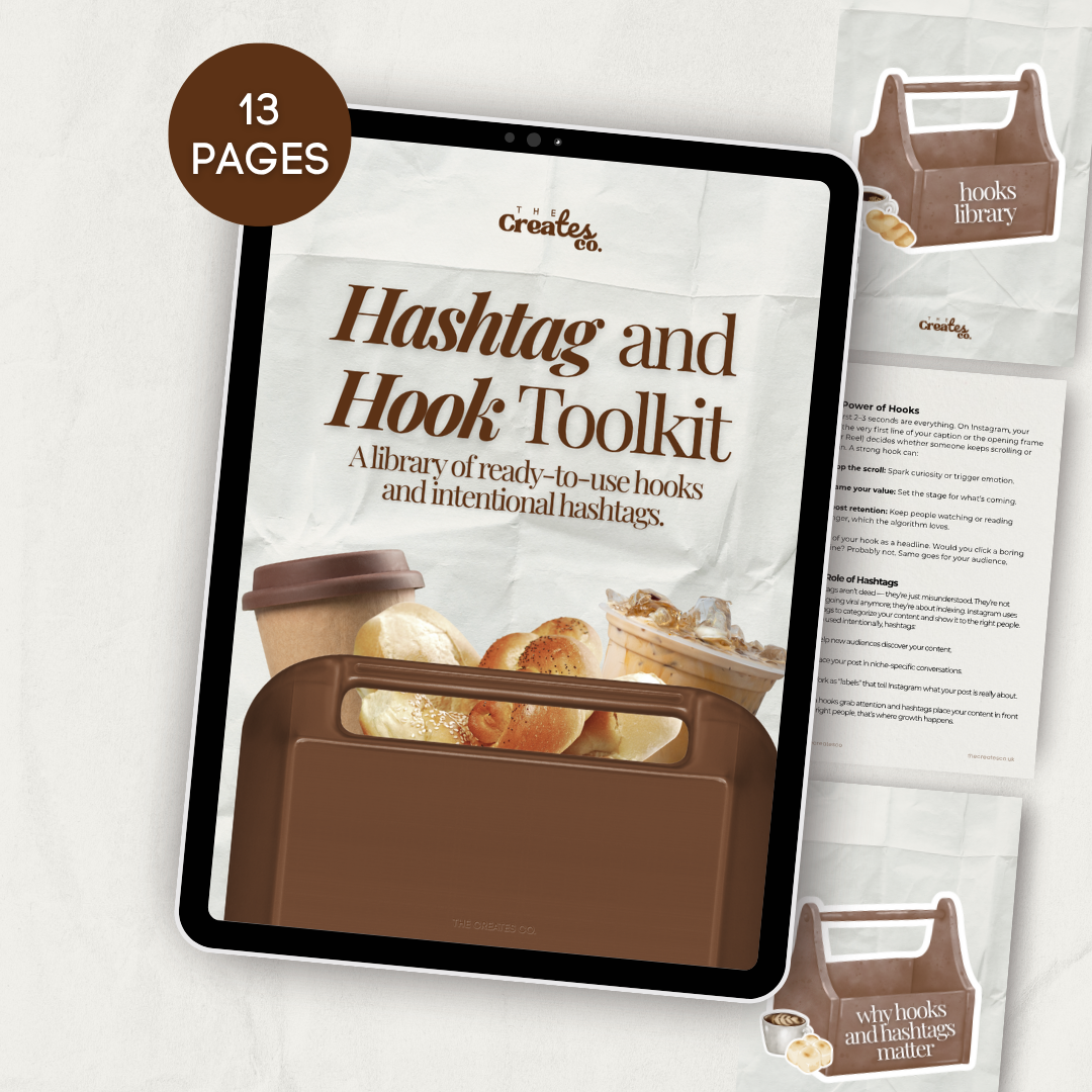 Hashtag and Hook Toolkit — The Creates Co | Social Media Marketing ...