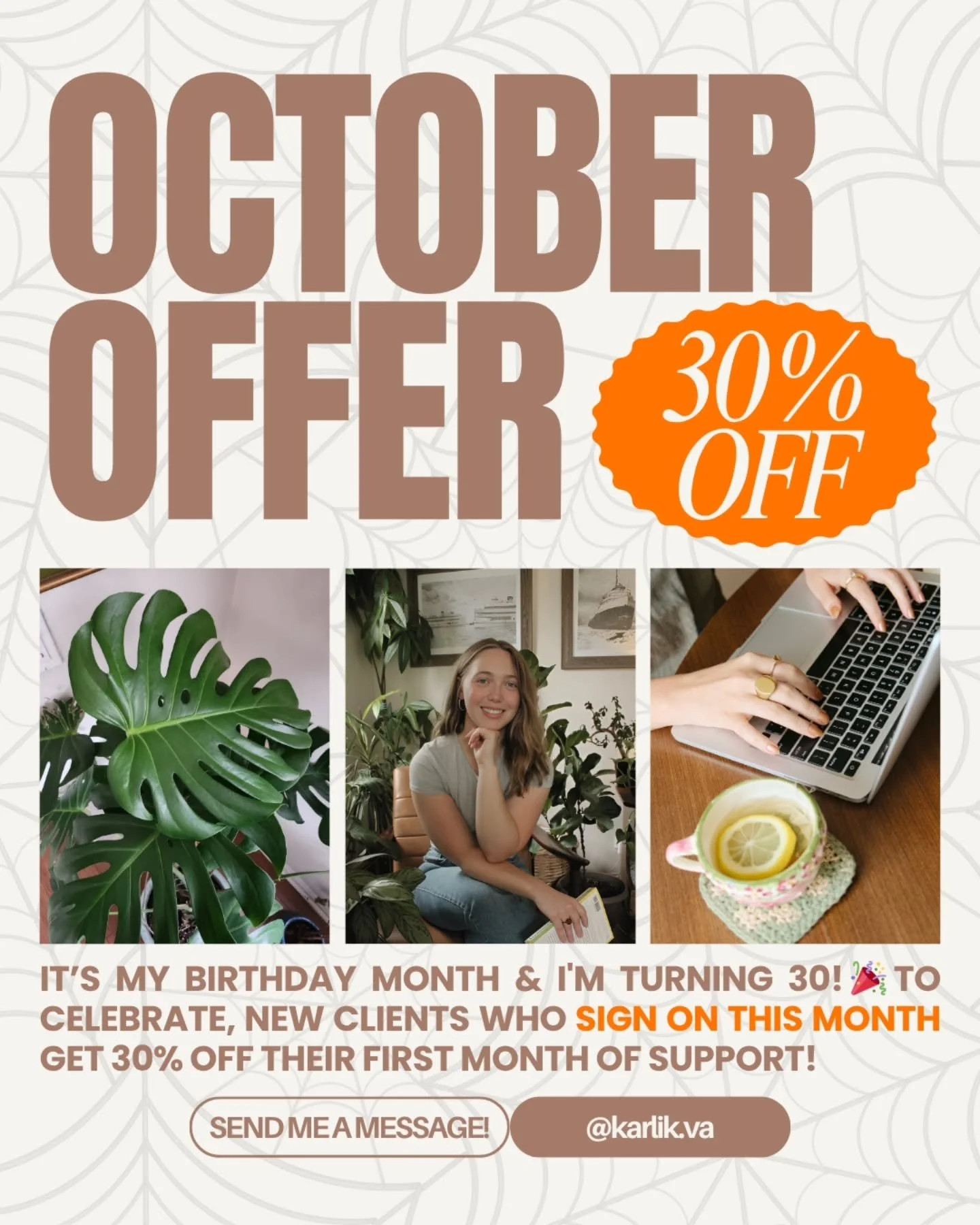 It&rsquo;s my birthday month, and I&rsquo;ll throw a spooktacular sale if I want to! 🍂🎂

Let&rsquo;s monster smash your goals and conjure up the support you need to take your practice to frighteningly new heights.

Ok, ok, enough with the puns. Her