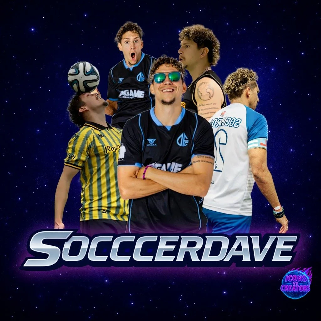 // CREATOR REVEAL //

// SOCCCERDAVE //
@socccerdave 

AMERICAS FAVORITE 
INFLUENTIAL CREATOR

🎟️ Tickets: 🔗LINK IN BIO

WITNESS AMERICA'S FIRST ICONS VS CREATORS MATCH

SAN DIEGO, MARCH 07 2026