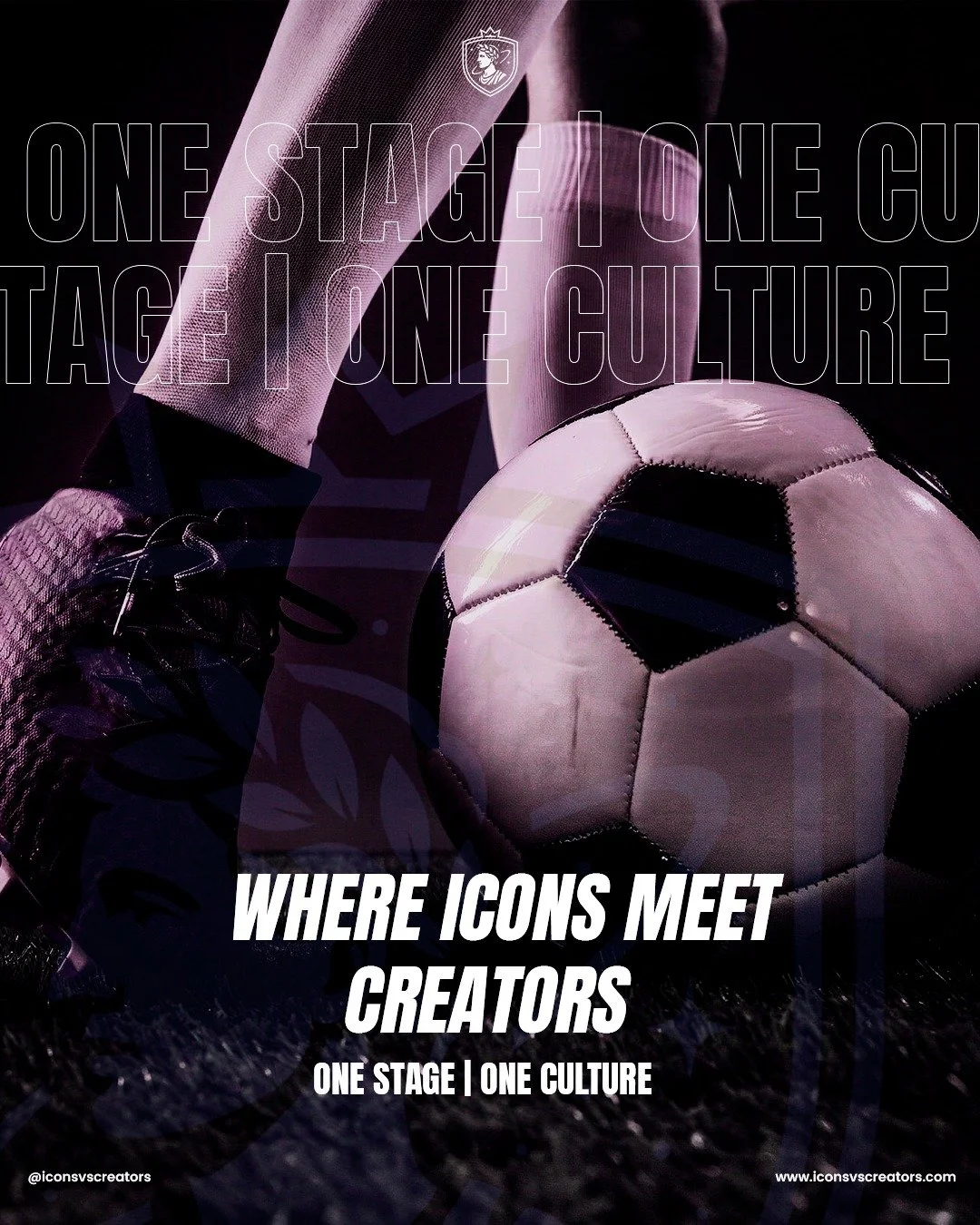 Icons vs Creators is where football legacy meets modern influence.

This first-of-its-kind indoor soccer event brings together legendary names and top creators or a match built to
connect generations, communities, and cultures through the game. More 
