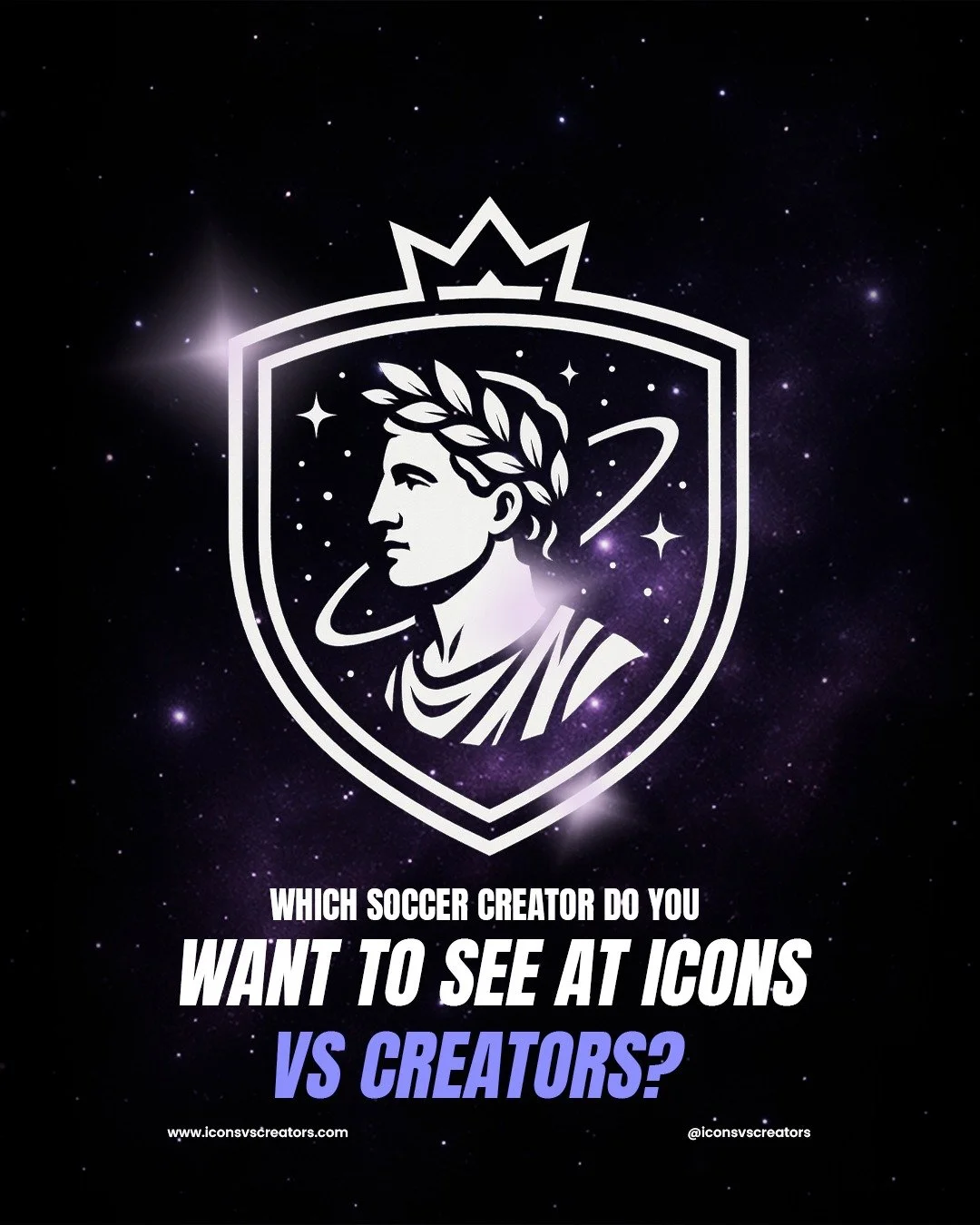 The stage is set. Now we want to hear from the community.

Which soccer creator would you love to see at Icons vs Creators? Drop the name in the comments and let us know who deserves a spot under the lights.

Tag them, send this post, and make your p