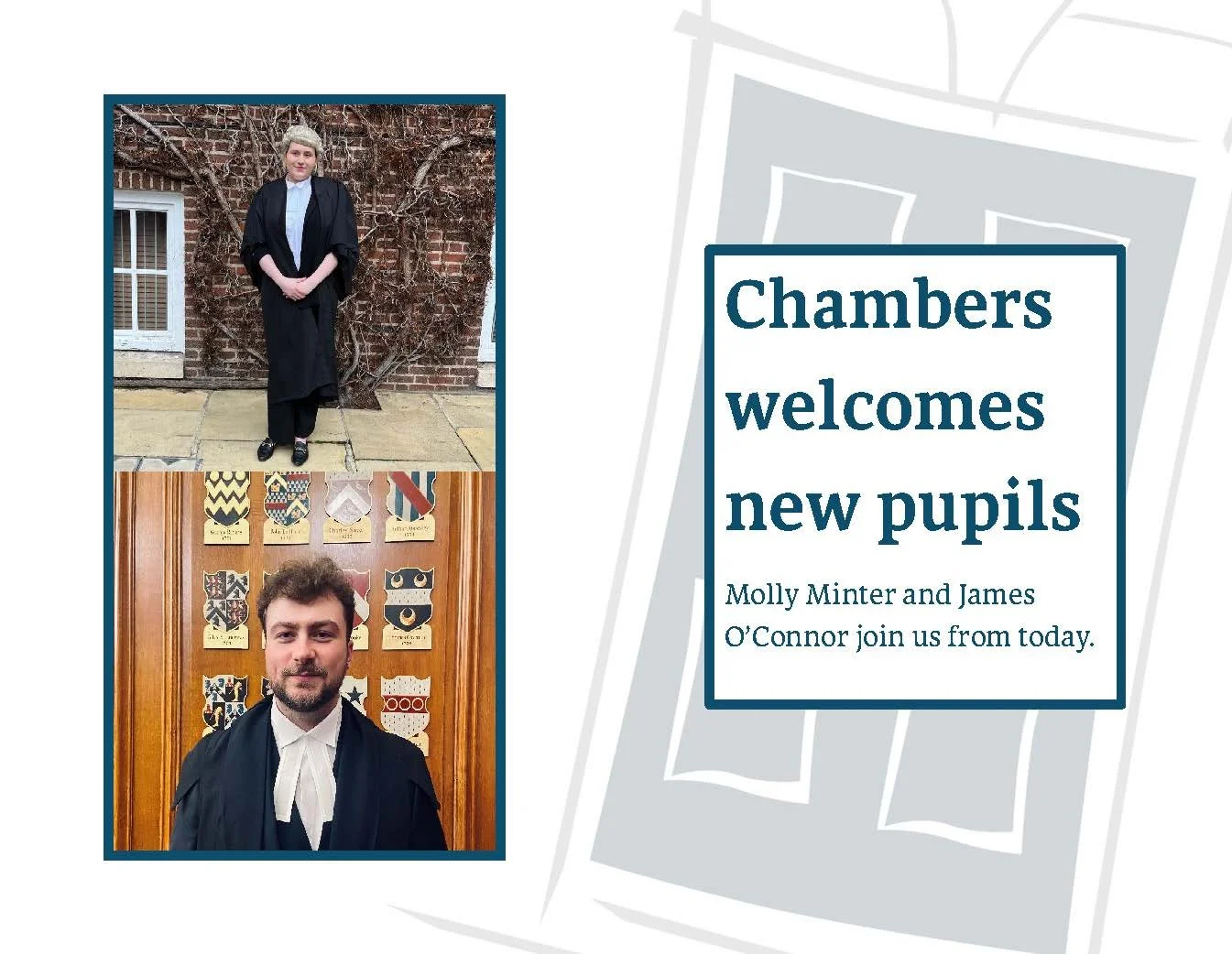 Wilberforce Barristers welcomes our new pupils