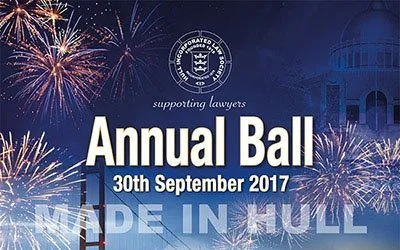 Proud to be sponsoring this year’s Hull Law Society Ball