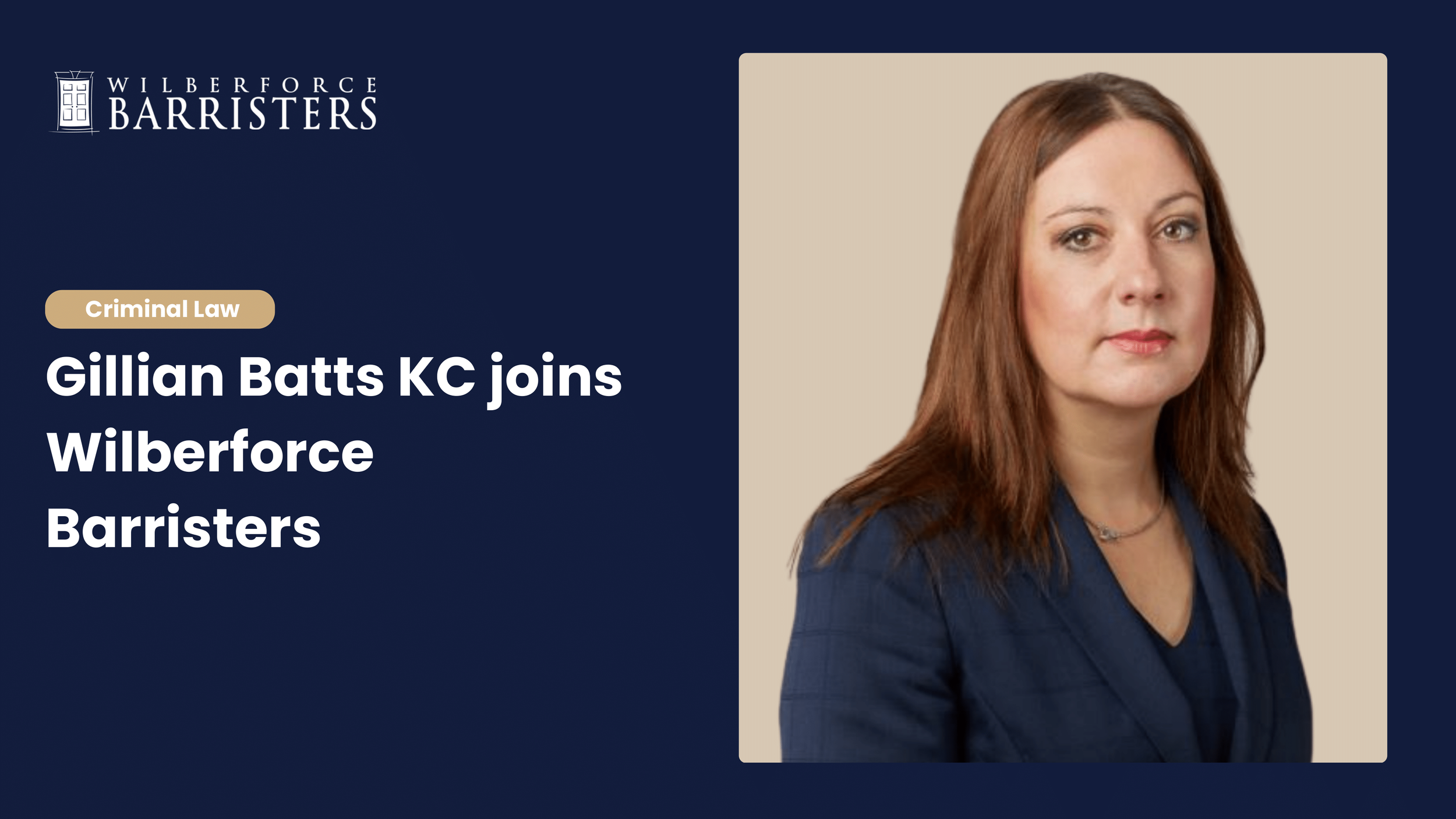 Gillian Batts KC joins Wilberforce Barristers