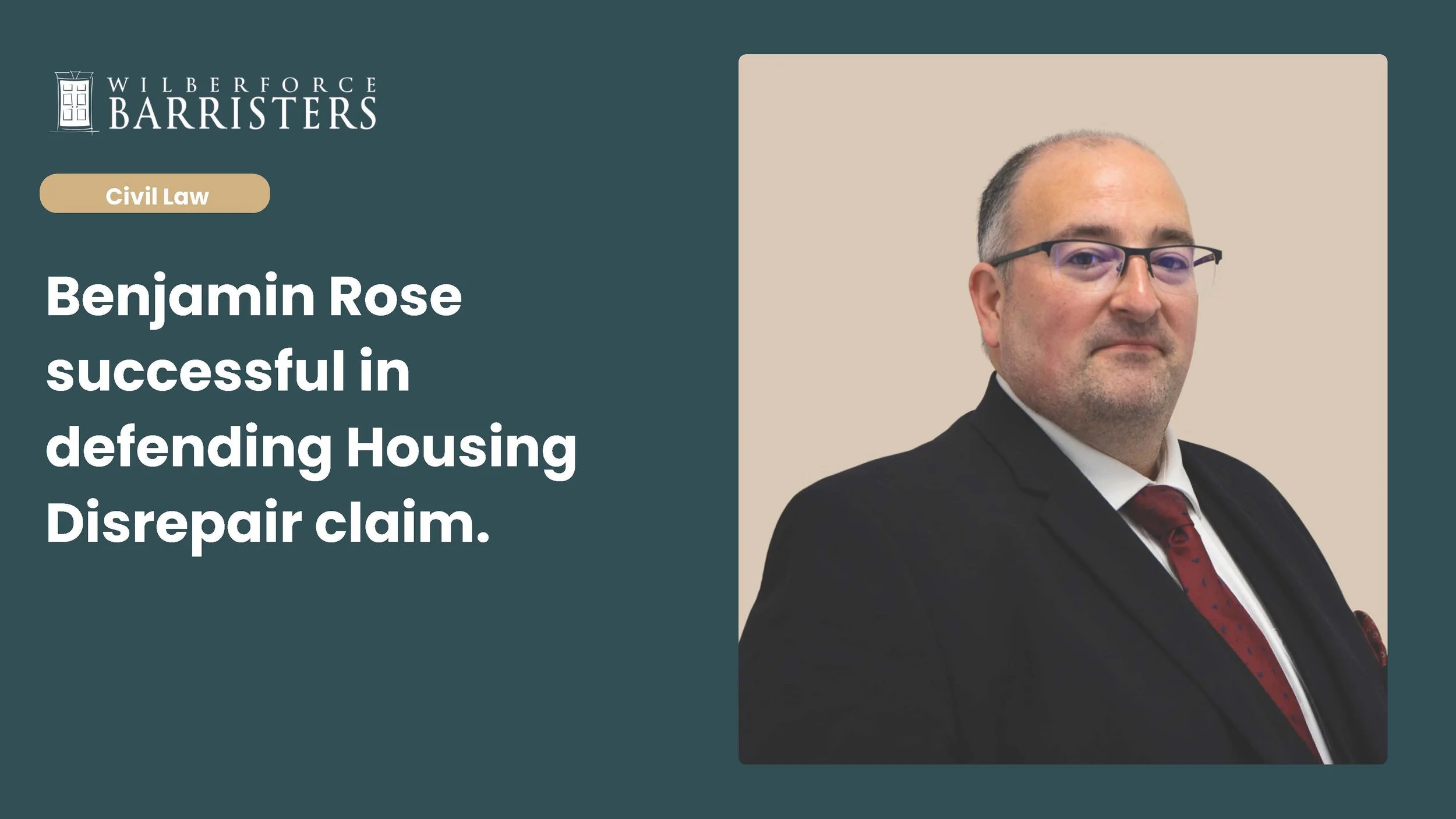Benjamin Rose successful in defending Housing Disrepair claim.