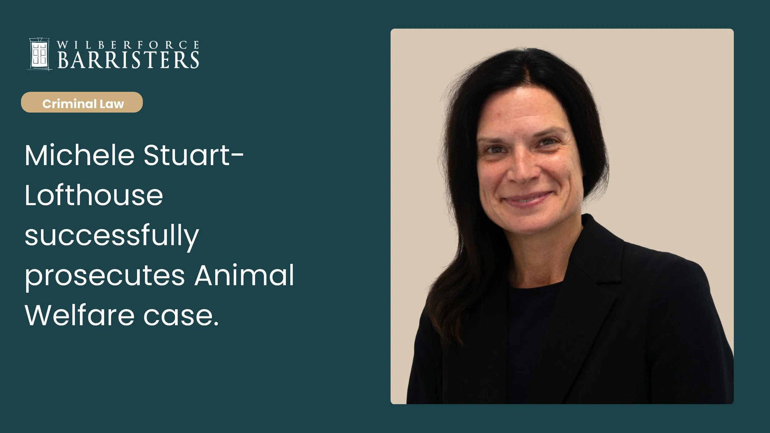 Michele Stuart-Lofthouse successfully prosecutes Animal Welfare case on behalf of East Riding of Yorkshire Council.