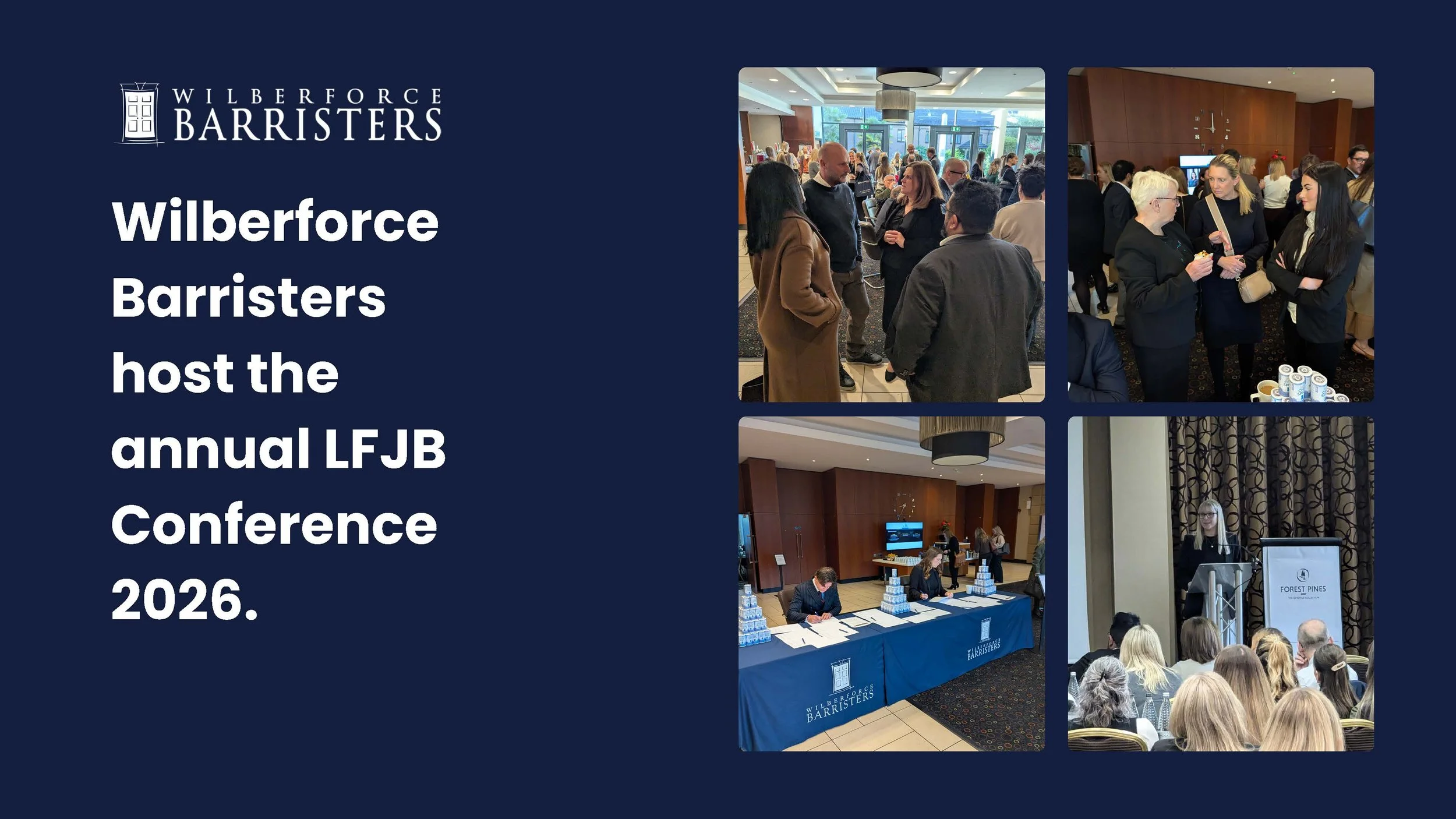 Wilberforce Barristers hosted this year’s LFJB conference.