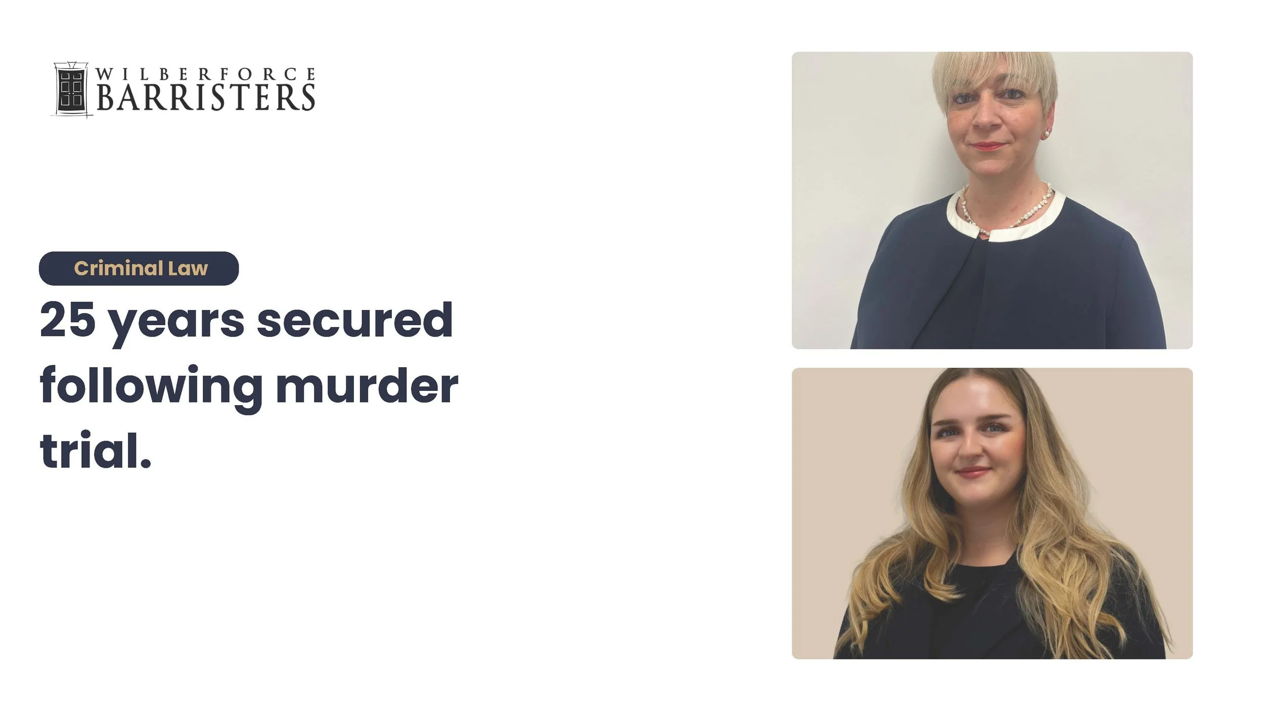 25 years secured following murder trial