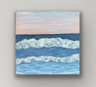 Blue Depths, Blush Sky